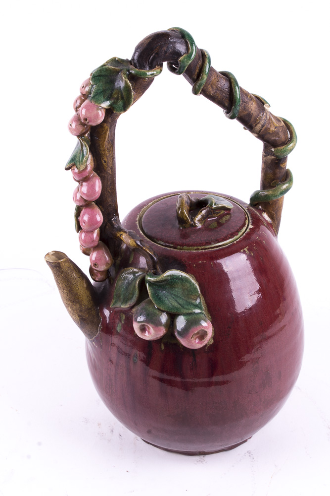 Vintage Asian Pottery Teapot