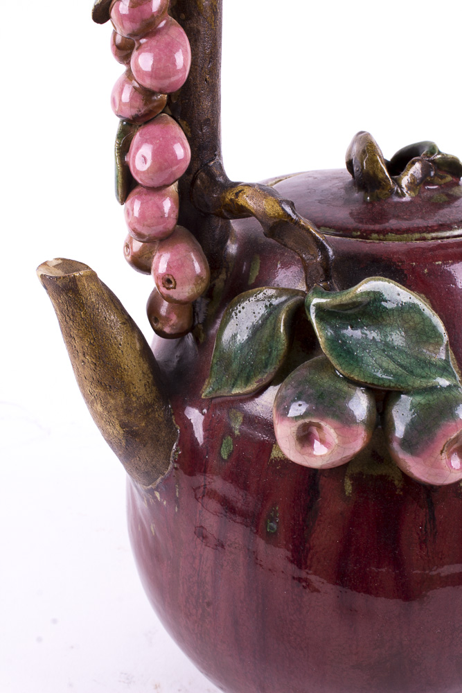 Vintage Asian Pottery Teapot