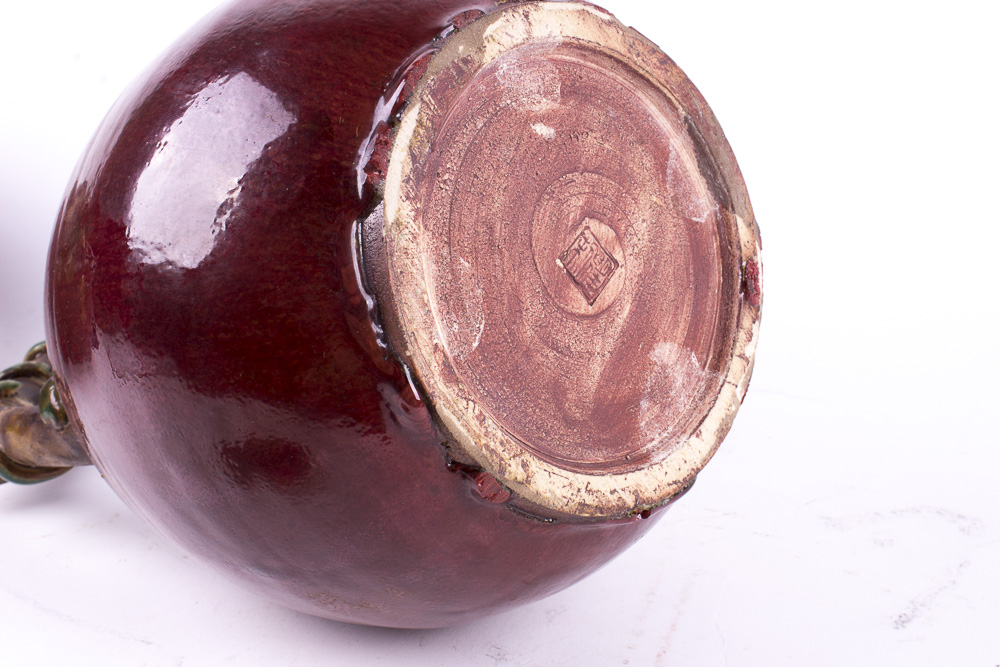 Vintage Asian Pottery Teapot