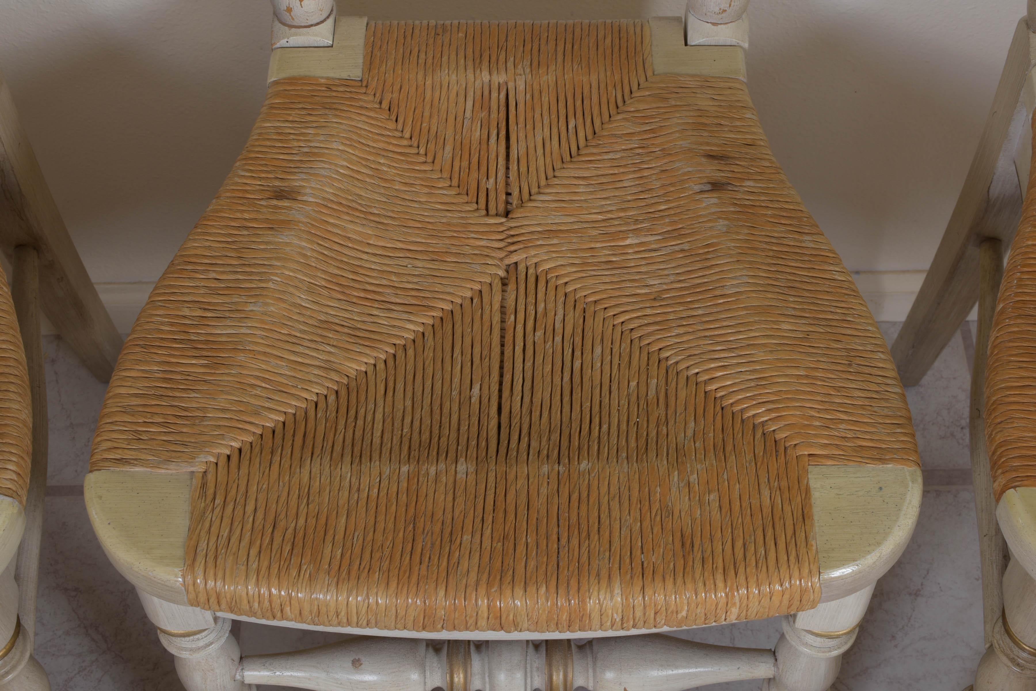 Diamond Back Rush Seat Dining Chairs