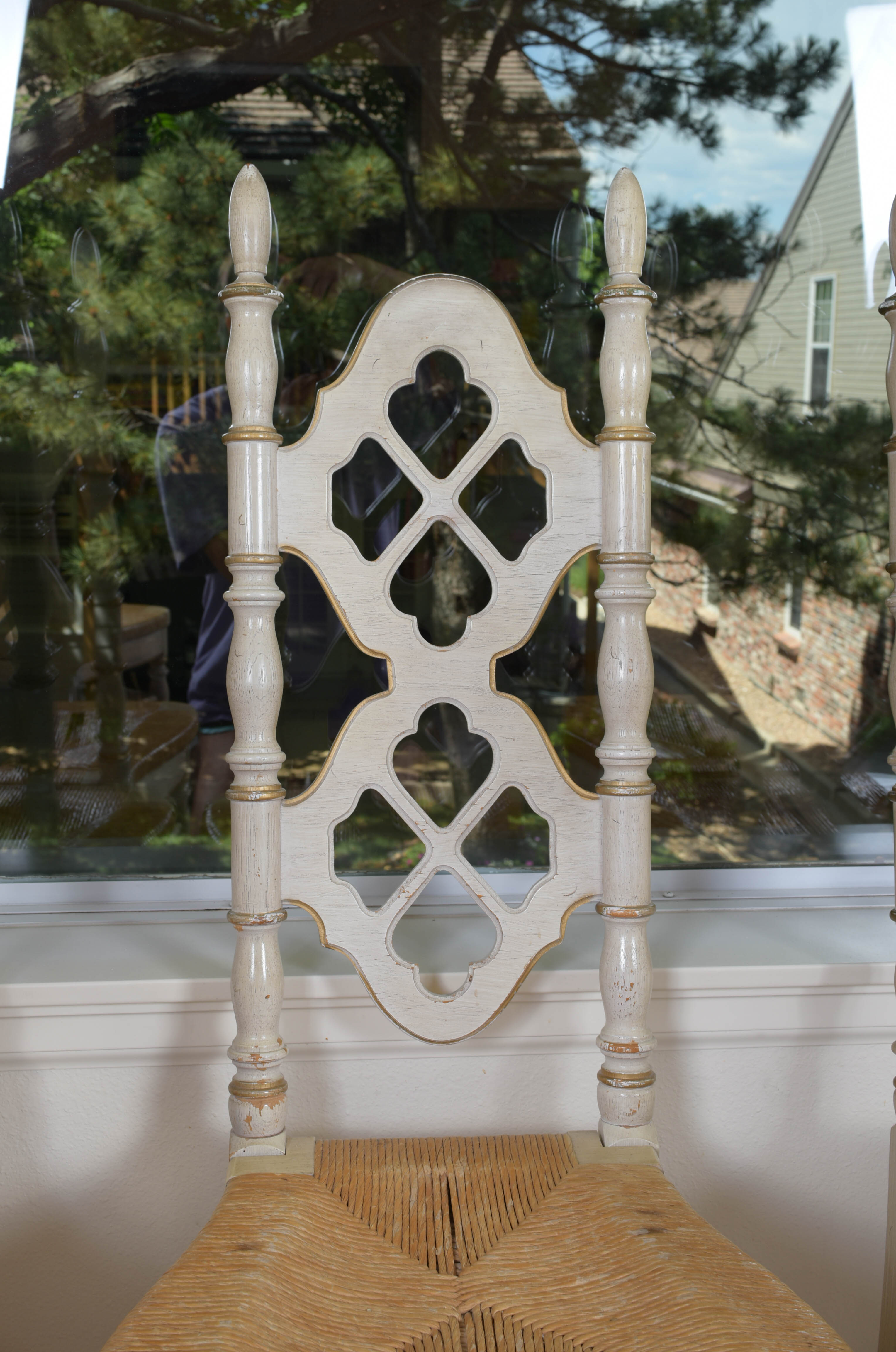 Diamond Back Rush Seat Dining Chairs