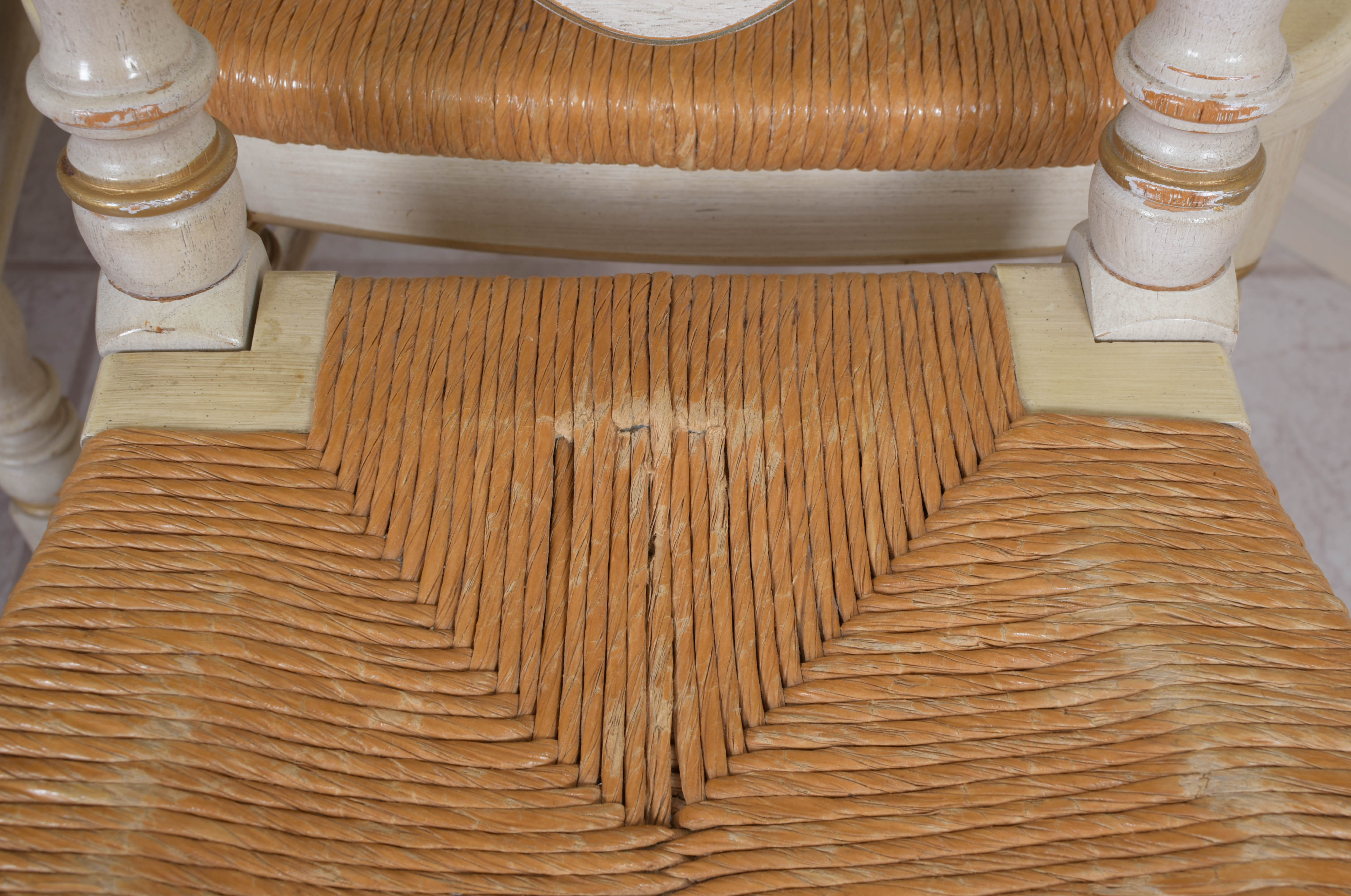 Diamond Back Rush Seat Dining Chairs