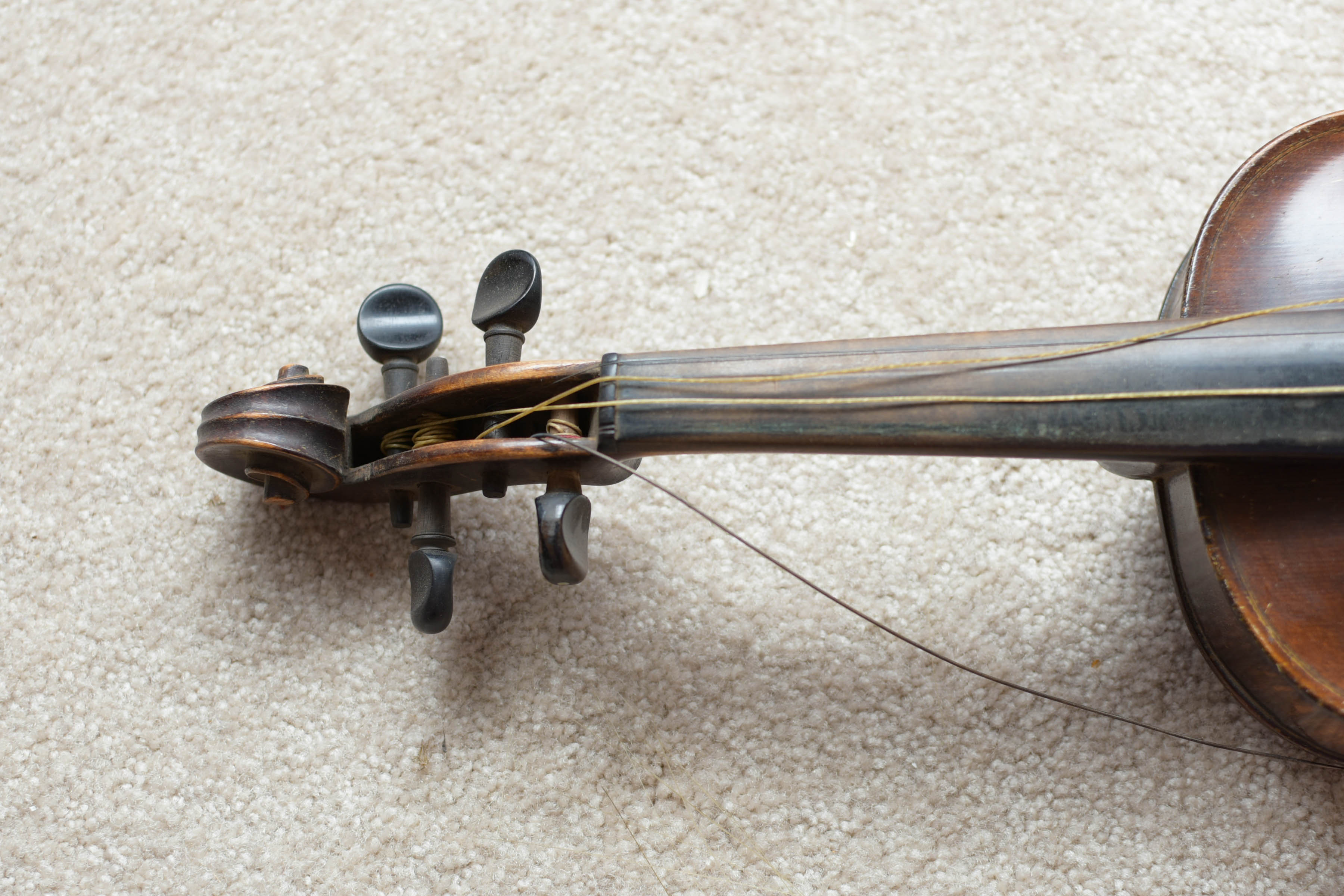 Vintage Violin with Bow and Case