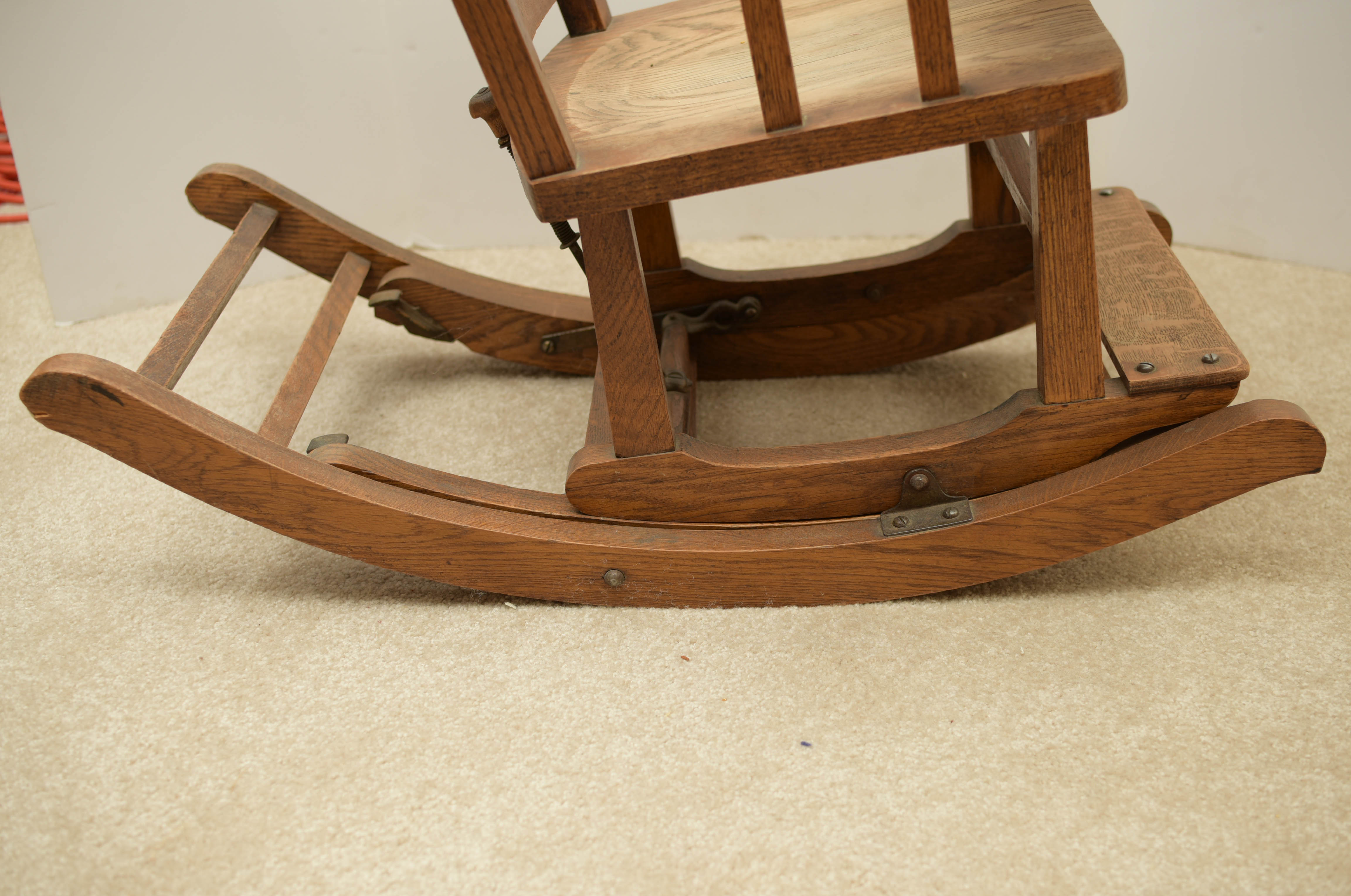 Antique Oak Convertible High Chair