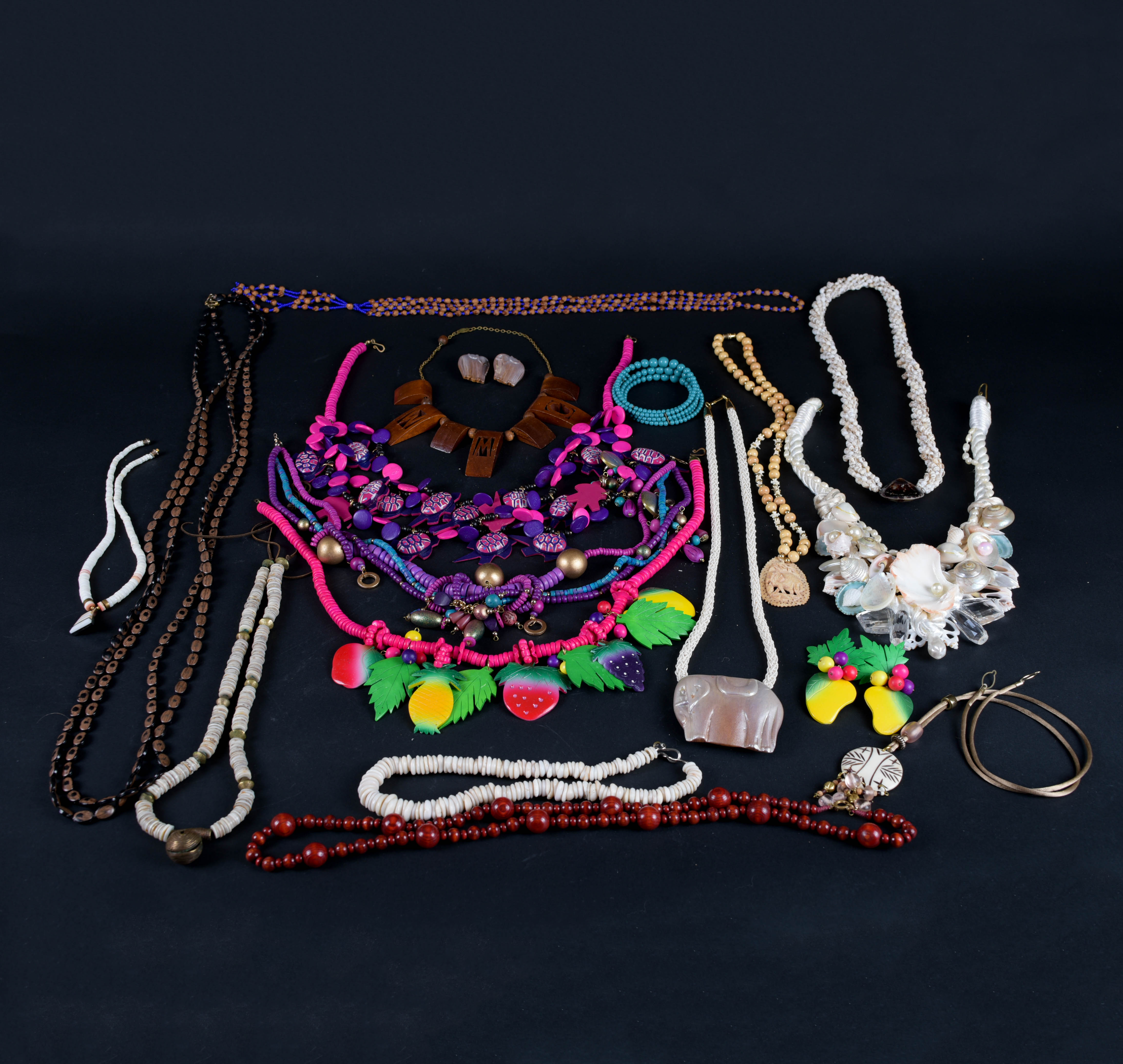 Variety of Shell and Tropical-Inspired Jewelry