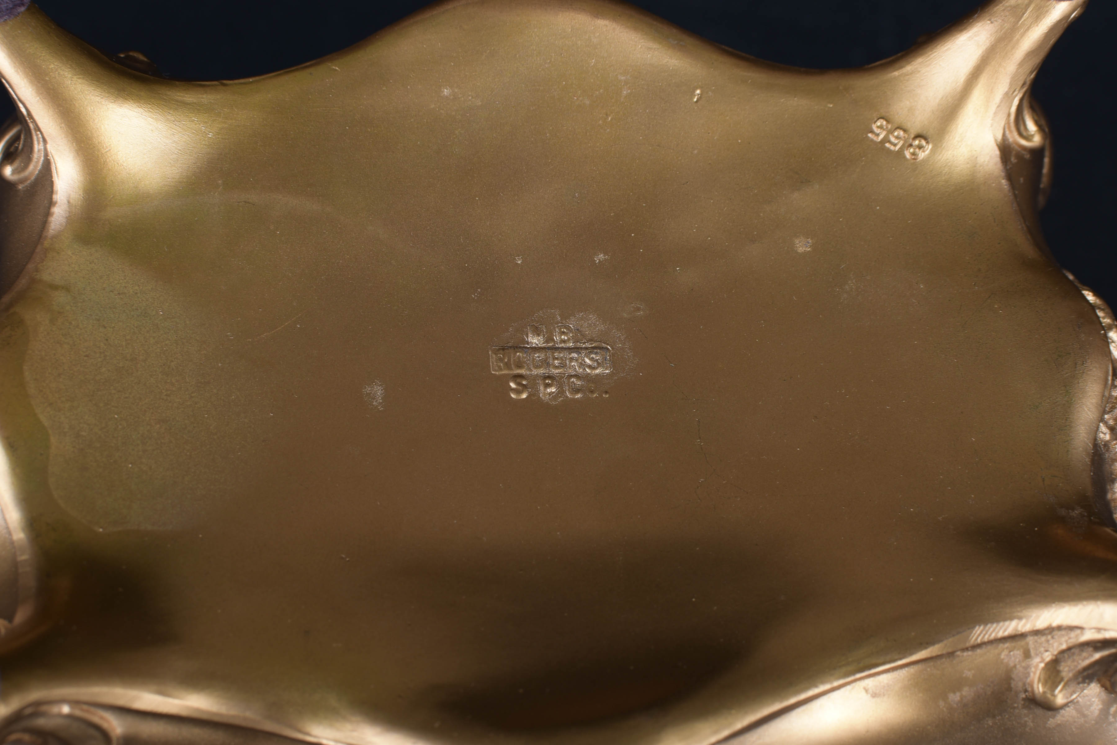 Gilt Box with Lion Heads