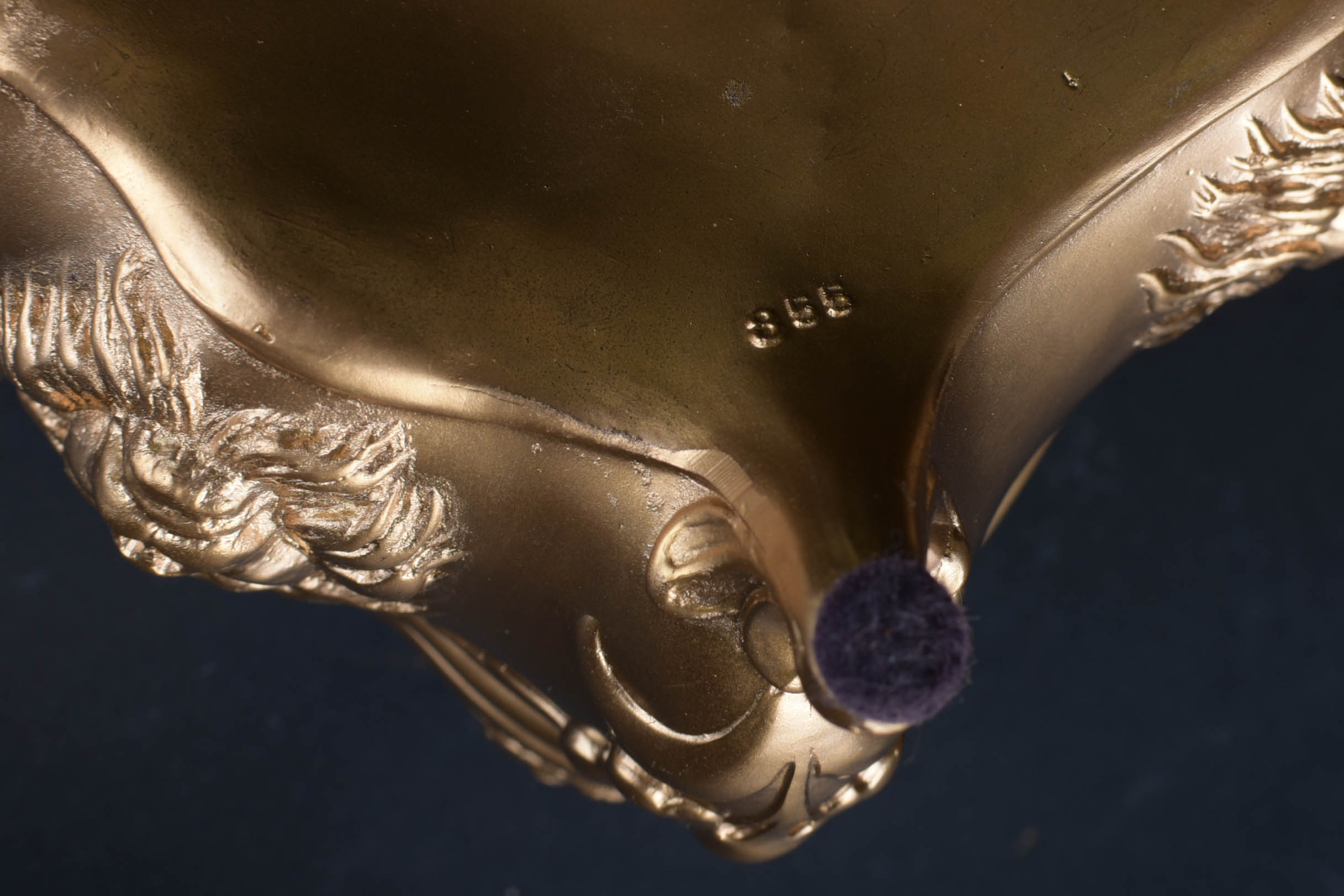 Gilt Box with Lion Heads