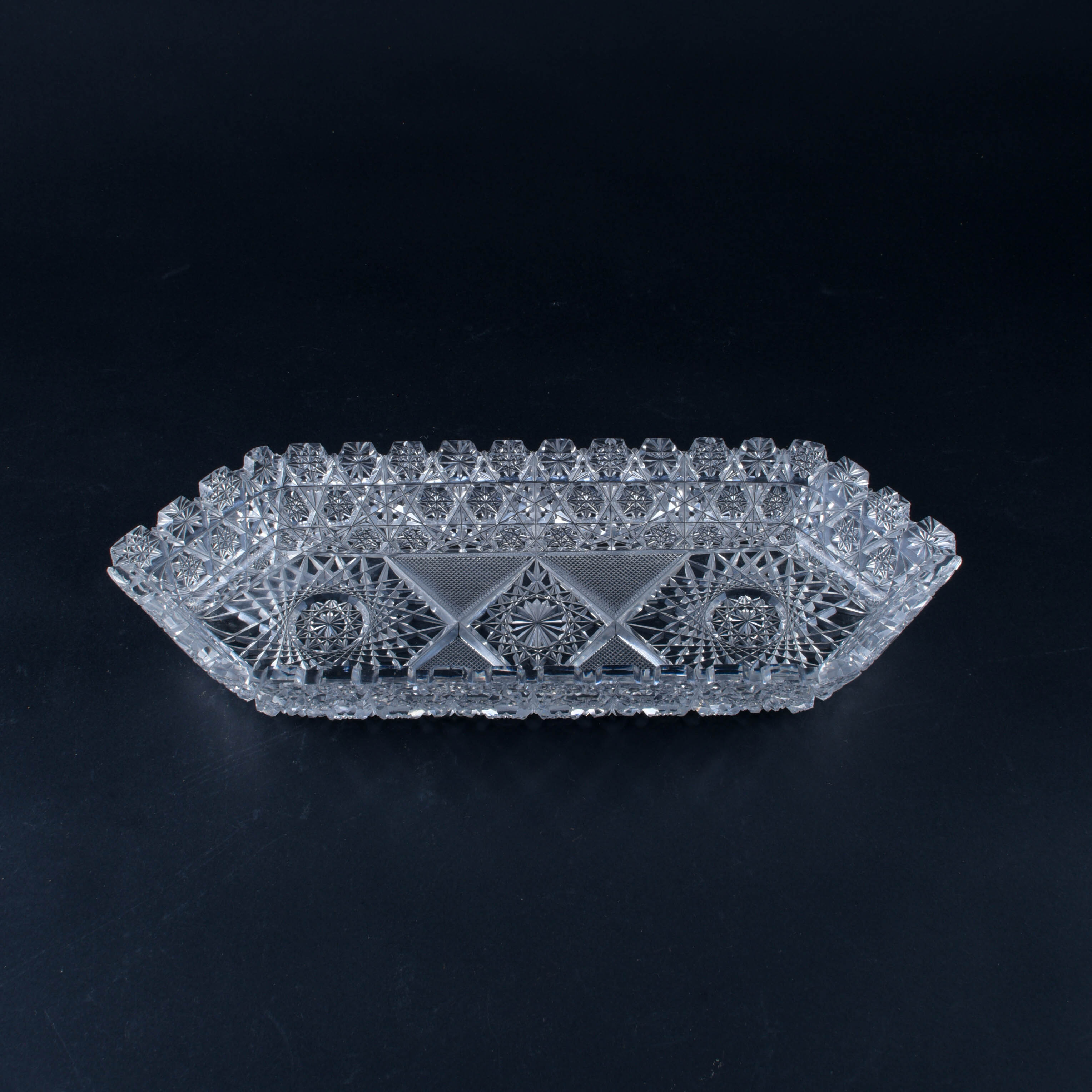 Crystal Celery Dish