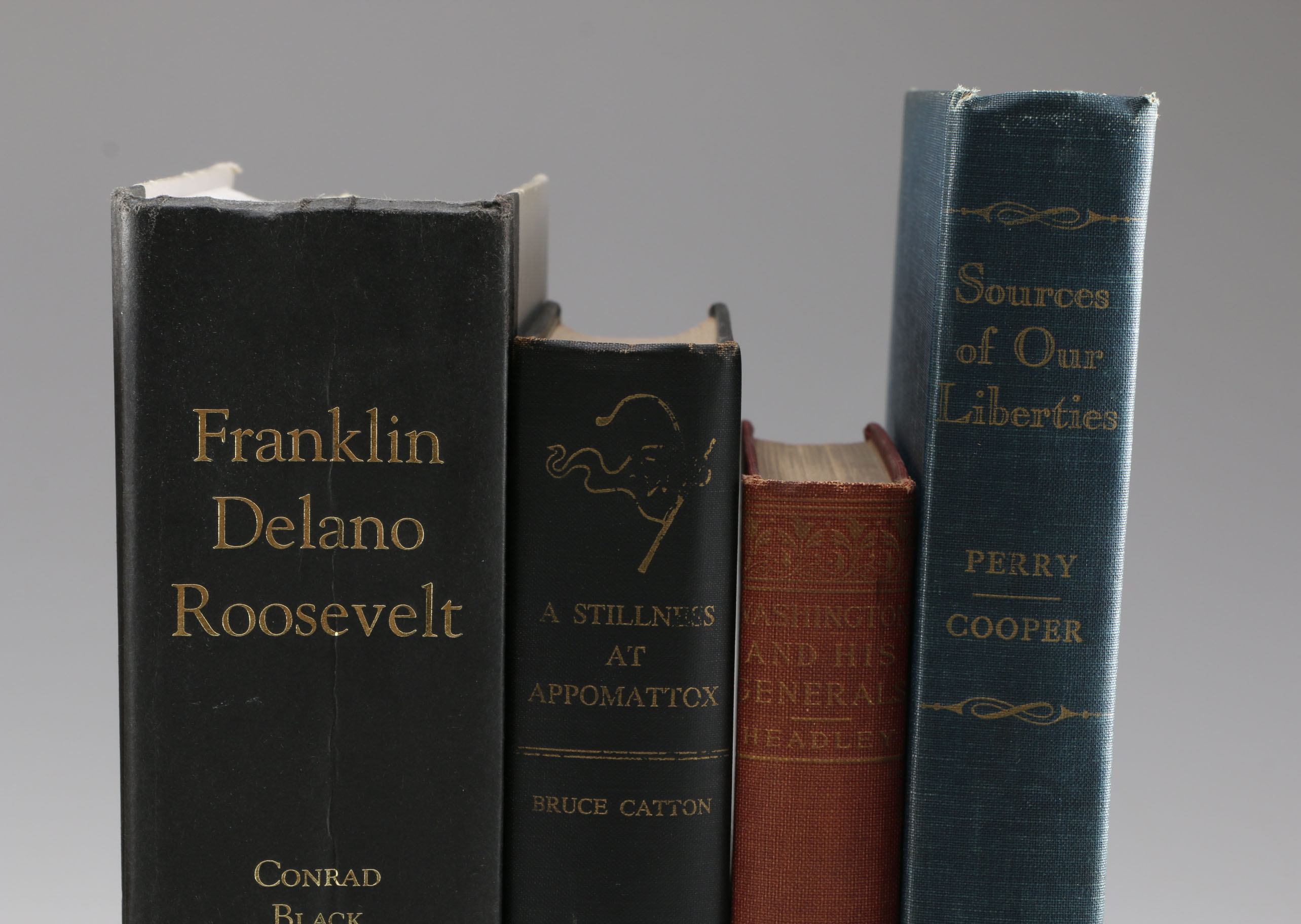 1950s-1960s Hardcover Books on Topics of Politics and War