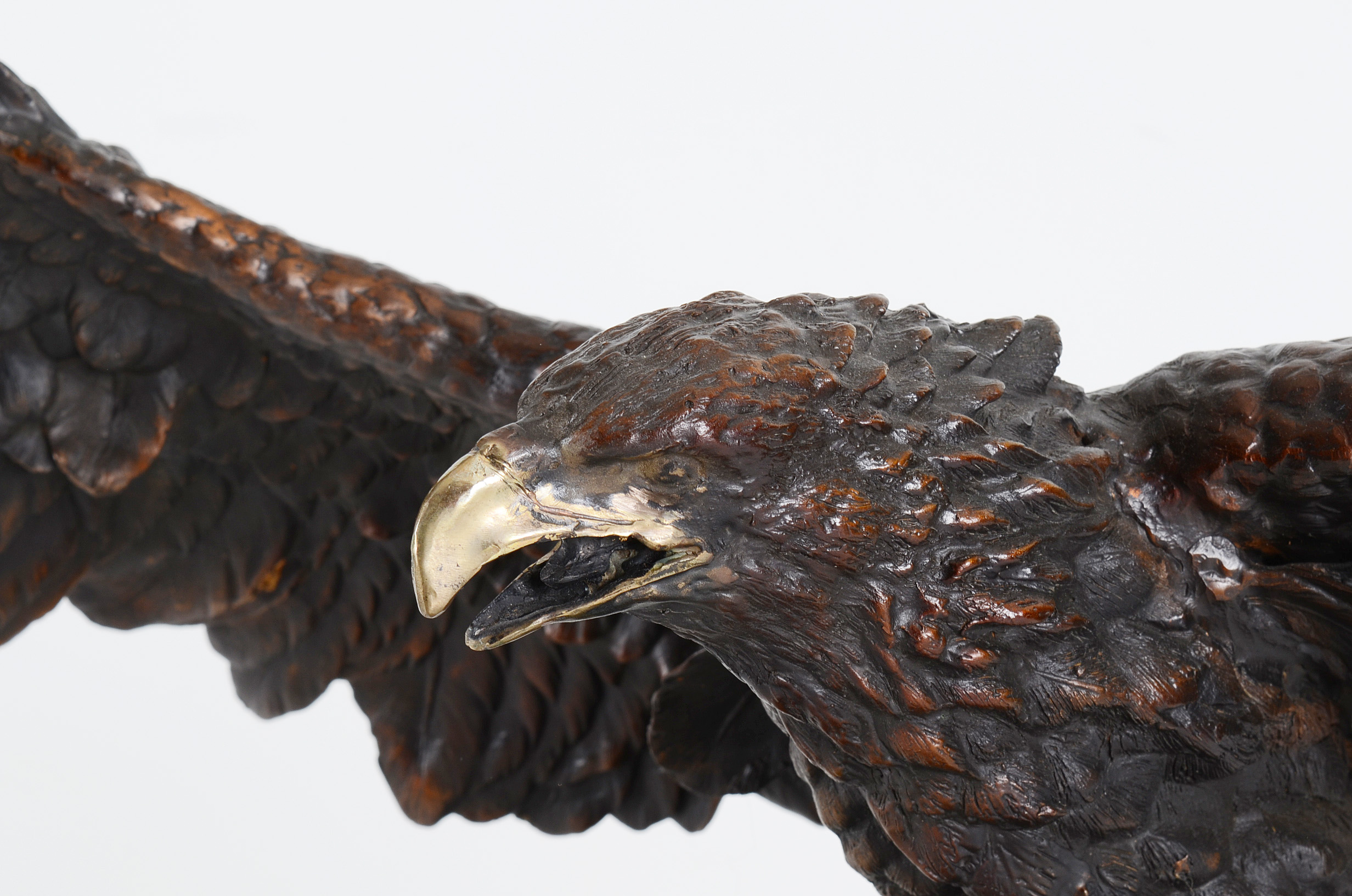 Limited Edition Edward Chope "The Fisherman" Eagle Bronze Sculpture