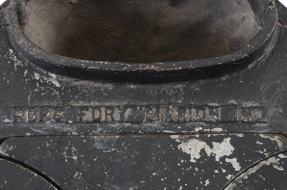 Antique Black Cast Iron Laundry Stove