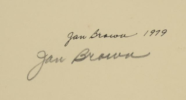 Jan Brown Checco Signed LE Lithograph