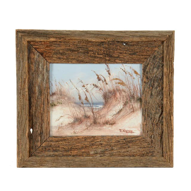 Eileen Shannon Moore Vintage Acrylic on Canvas Painting