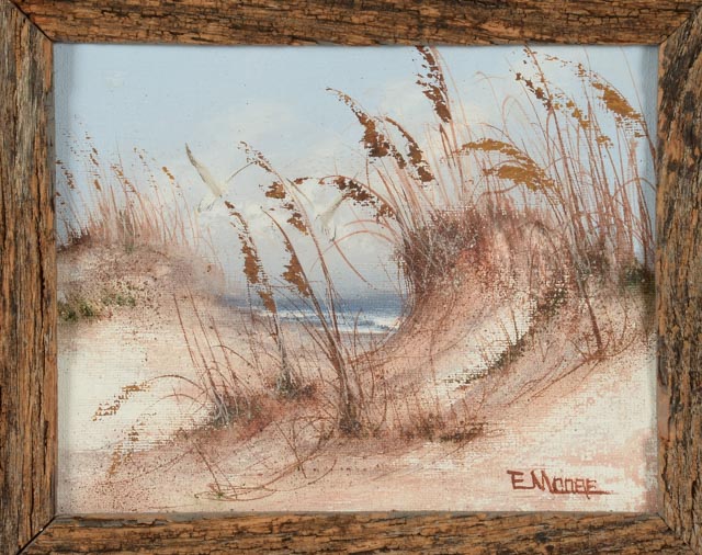 Eileen Shannon Moore Vintage Acrylic on Canvas Painting