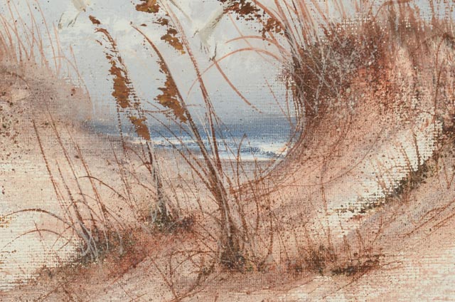 Eileen Shannon Moore Vintage Acrylic on Canvas Painting