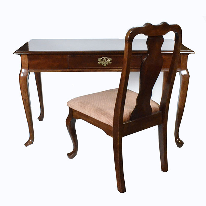 Queen Anne Style Desk and Chair