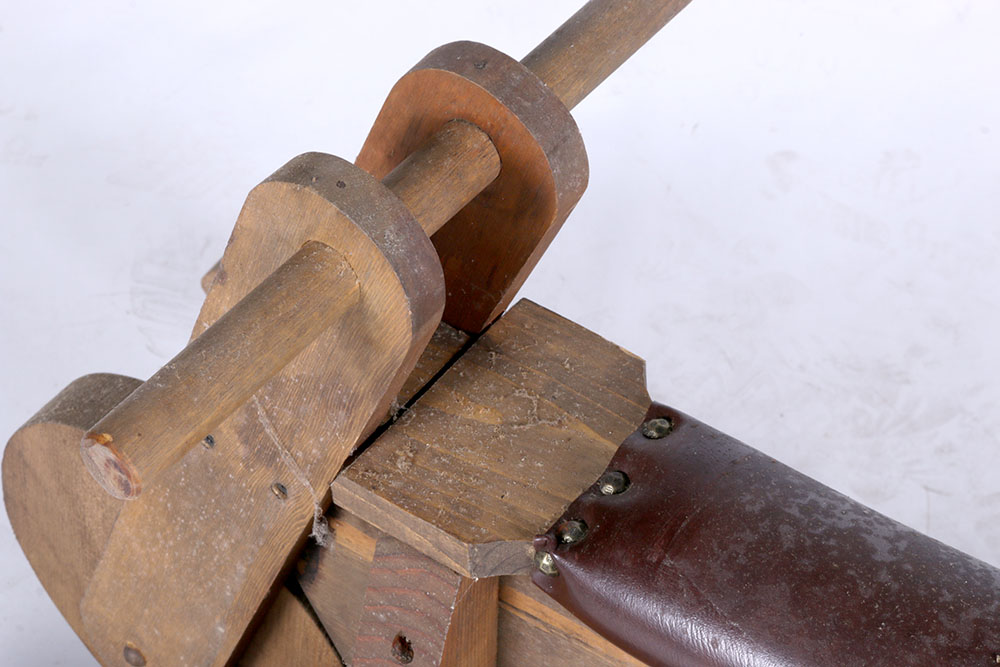 Handmade Wooden Motorcycle Rocking Horse