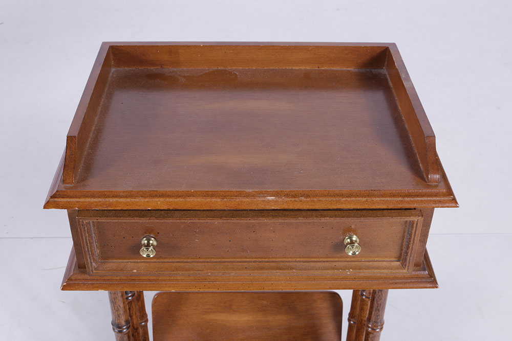 Pair of Wooden Side Tables