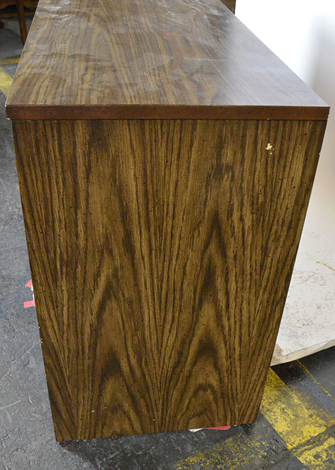 Basset Furniture Low Dresser with Mirror