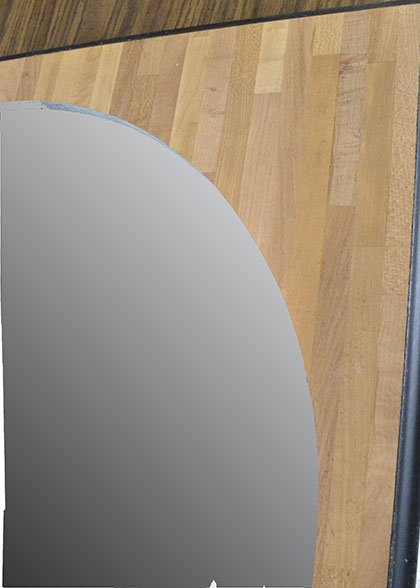 Basset Furniture Low Dresser with Mirror