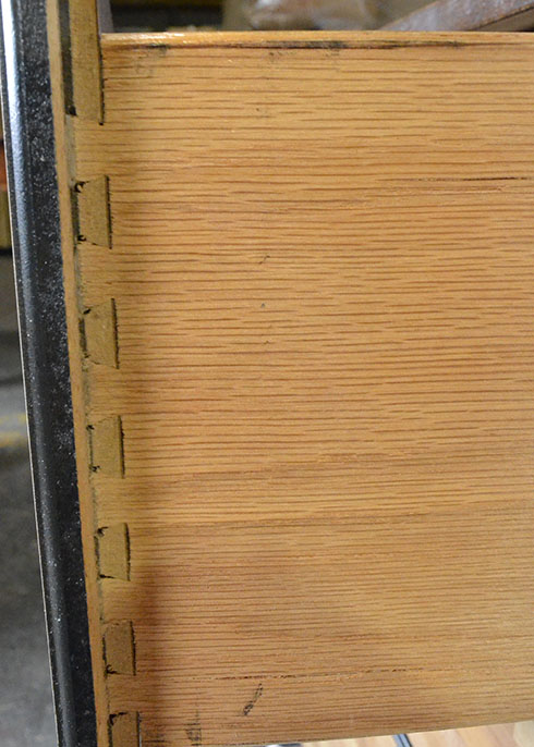 Basset Furniture Low Dresser with Mirror