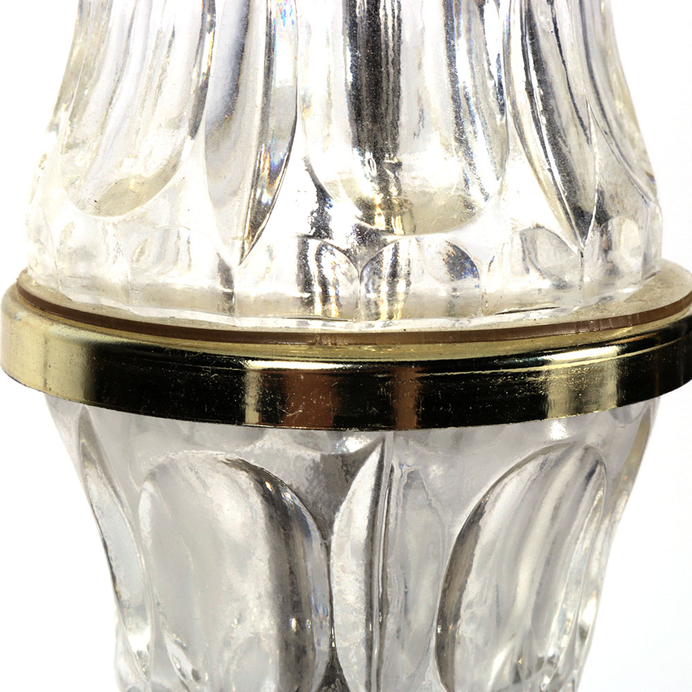 Two Brass Finish Floor Lamps