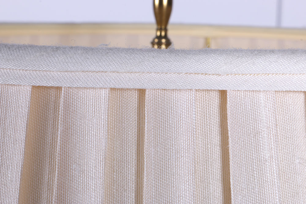 Two Brass Finish Floor Lamps