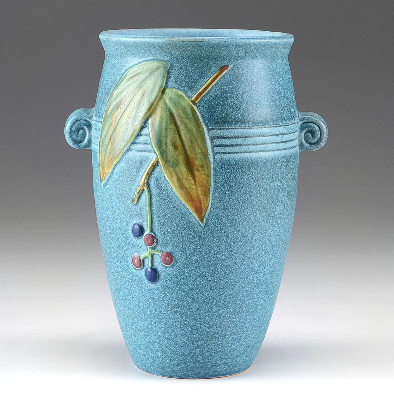 Weller Pottery Blue Vase