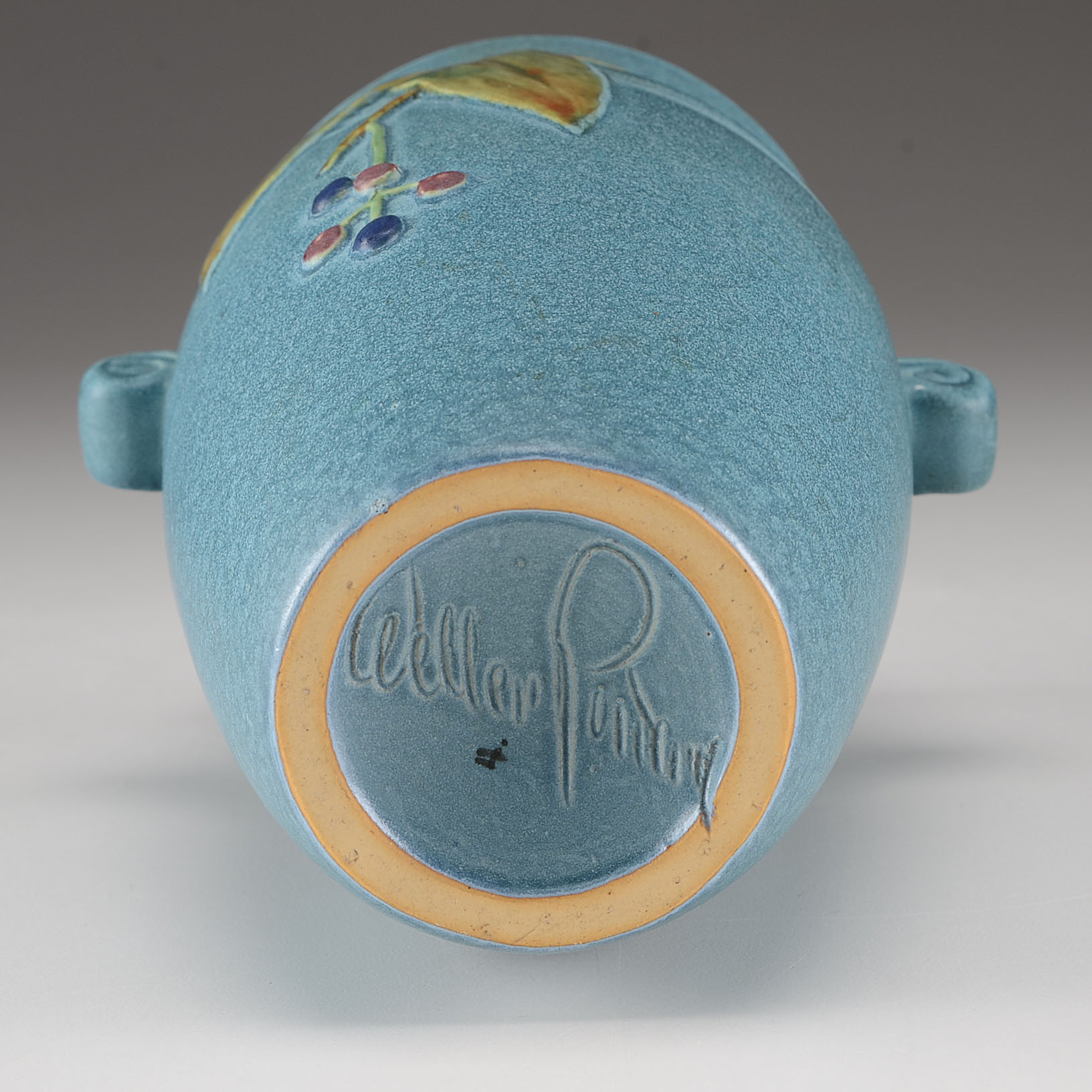 Weller Pottery Blue Vase