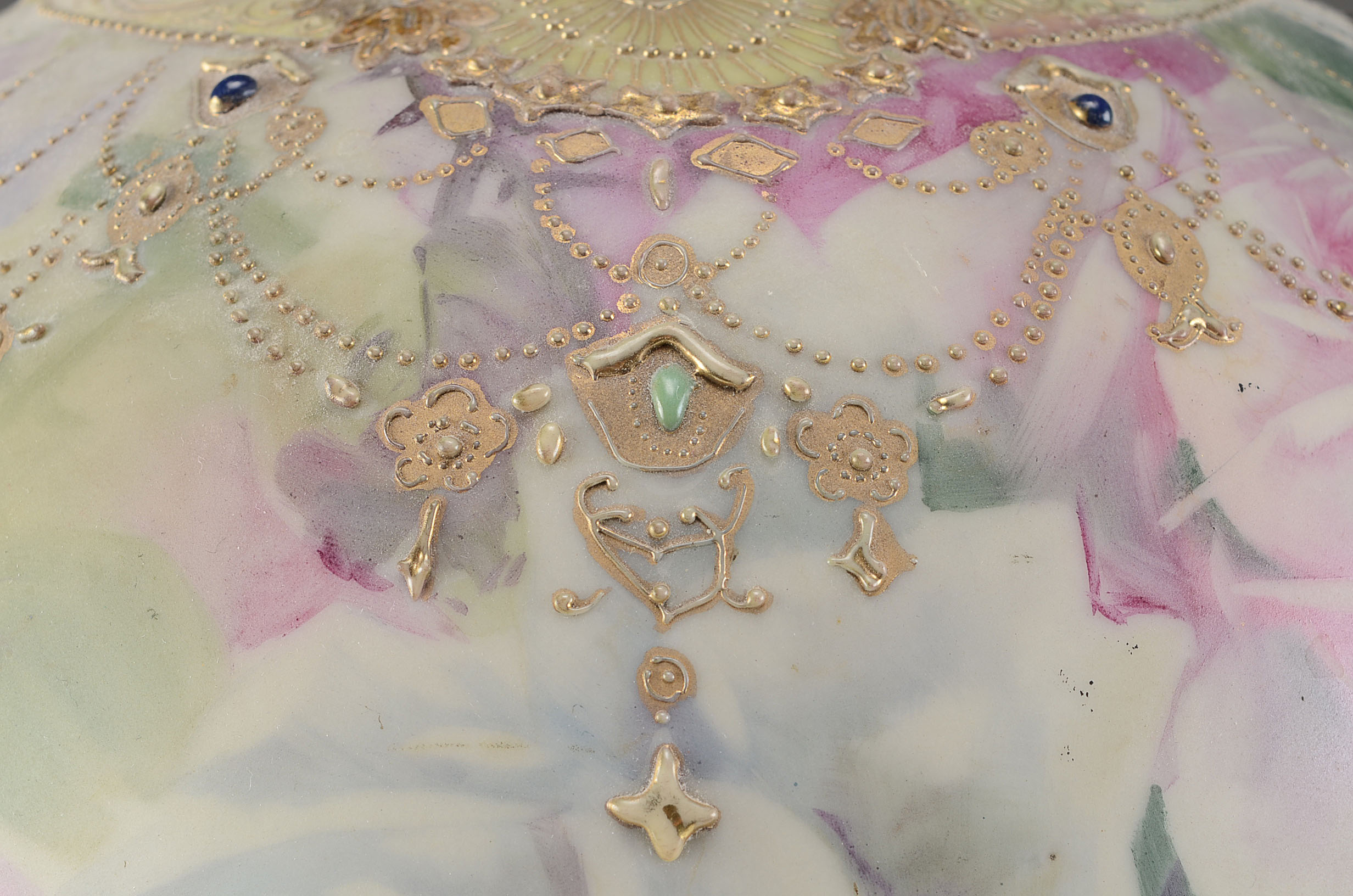 Circa 1891-1911 Large Hand-Painted Nippon Vase