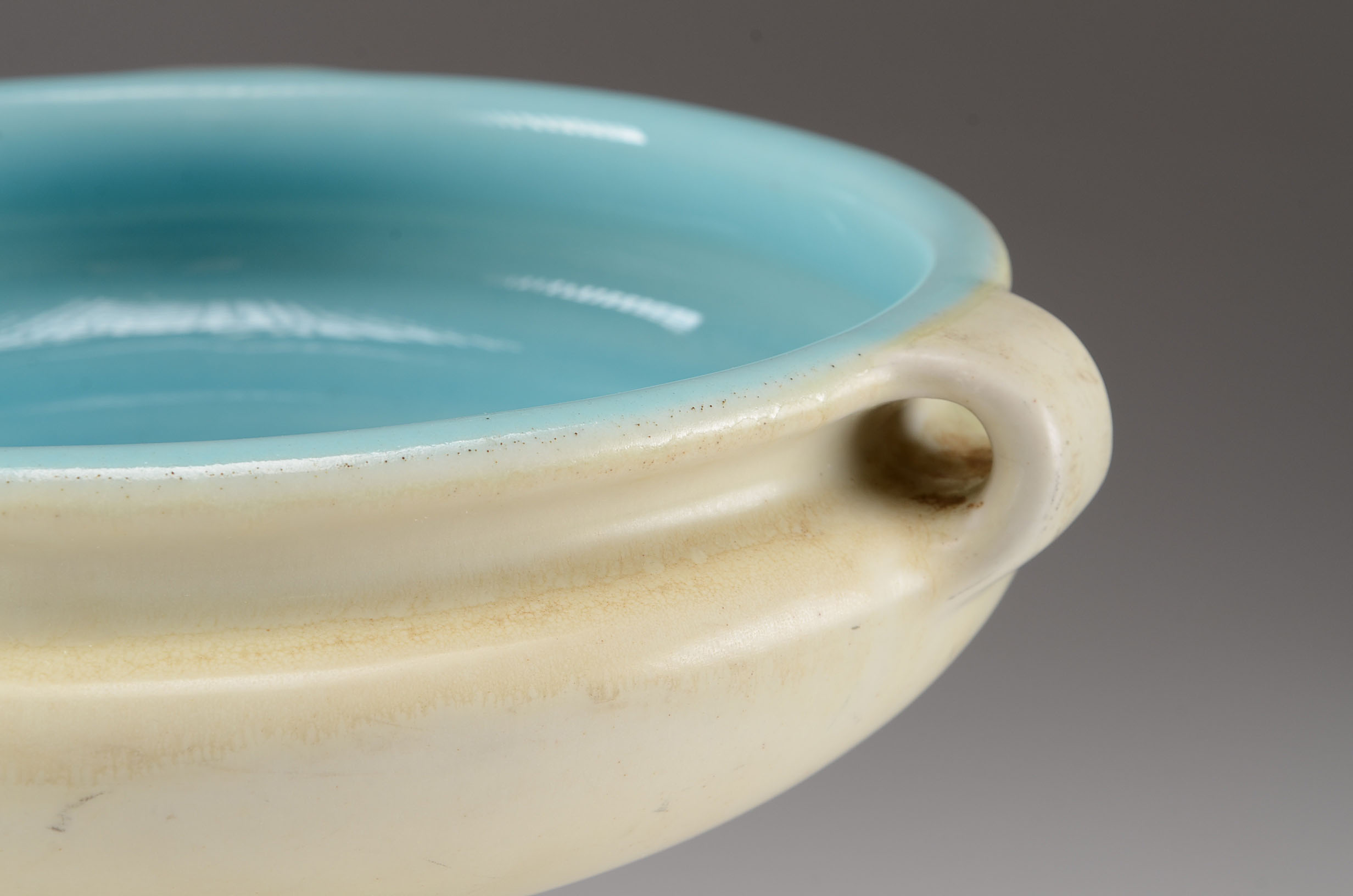 Rookwood Pottery Compote with Dolphin Base