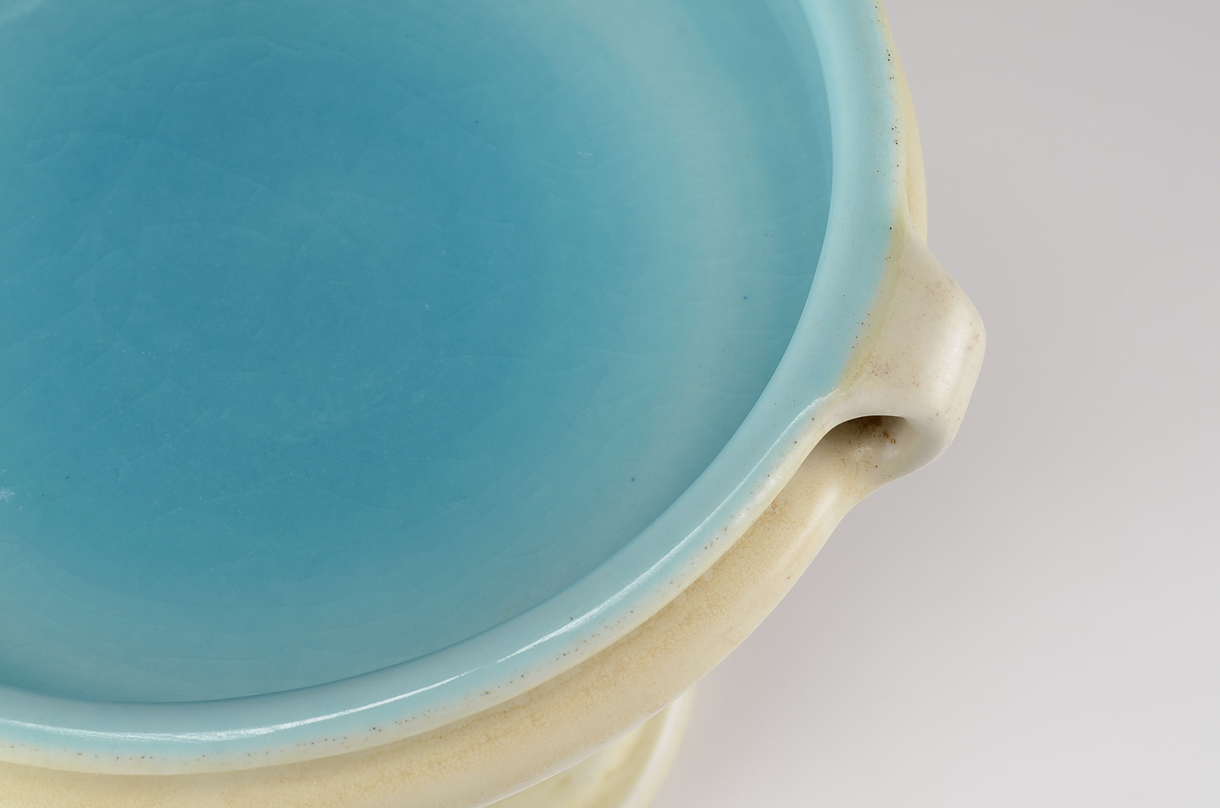 Rookwood Pottery Compote with Dolphin Base