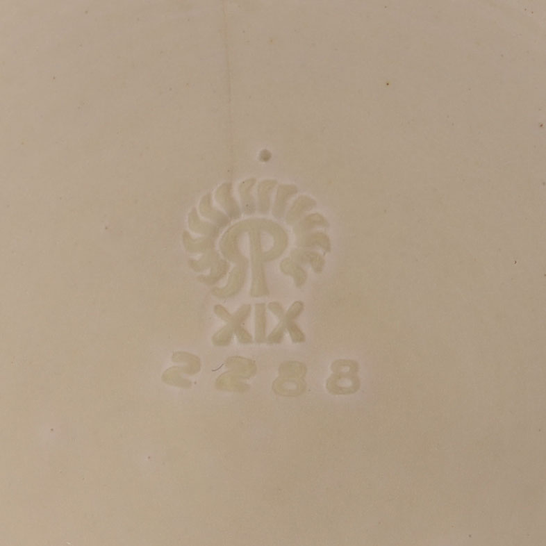 Rookwood Pottery Compote with Dolphin Base