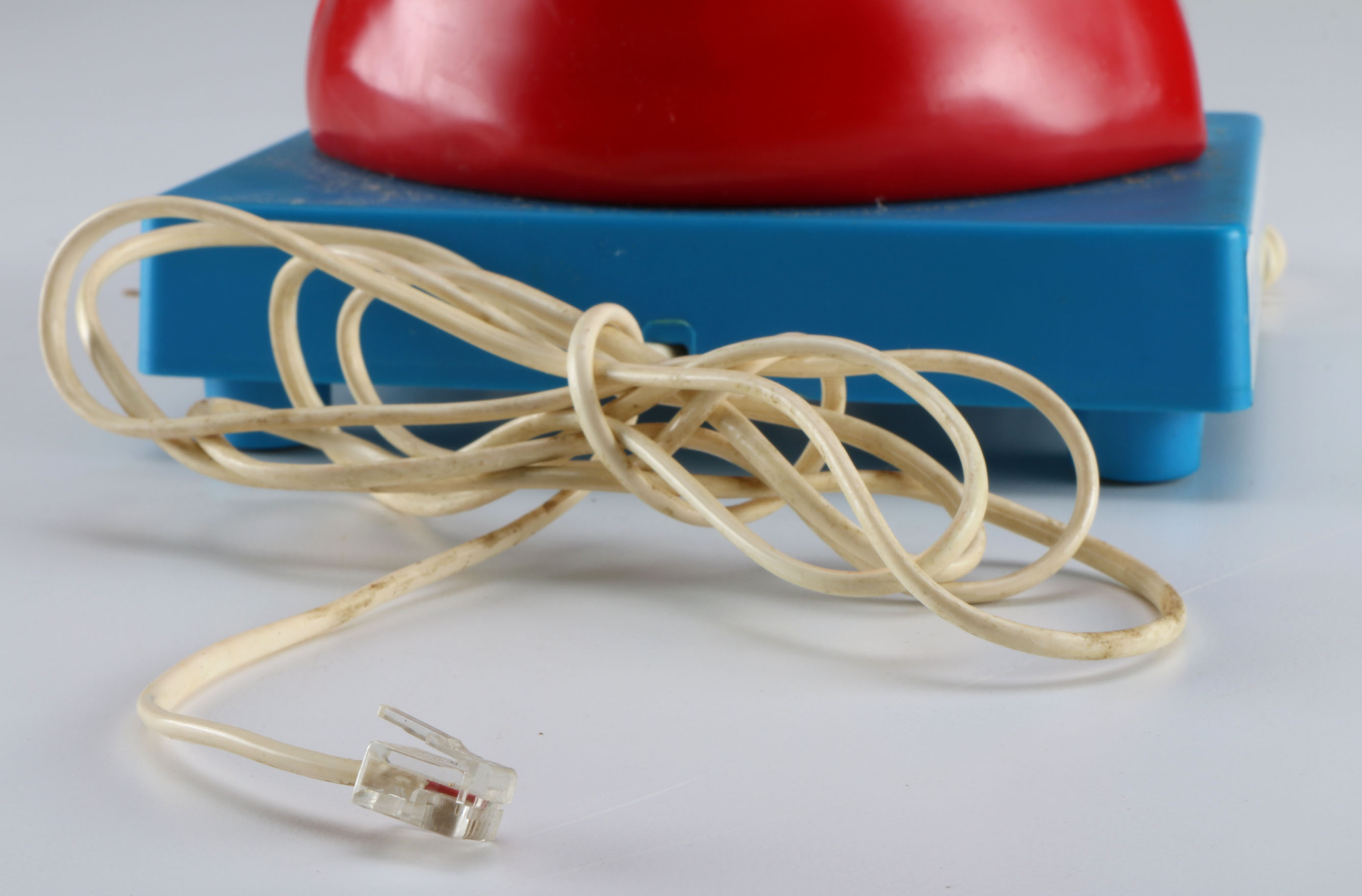 Two Vintage Push Button Telephones