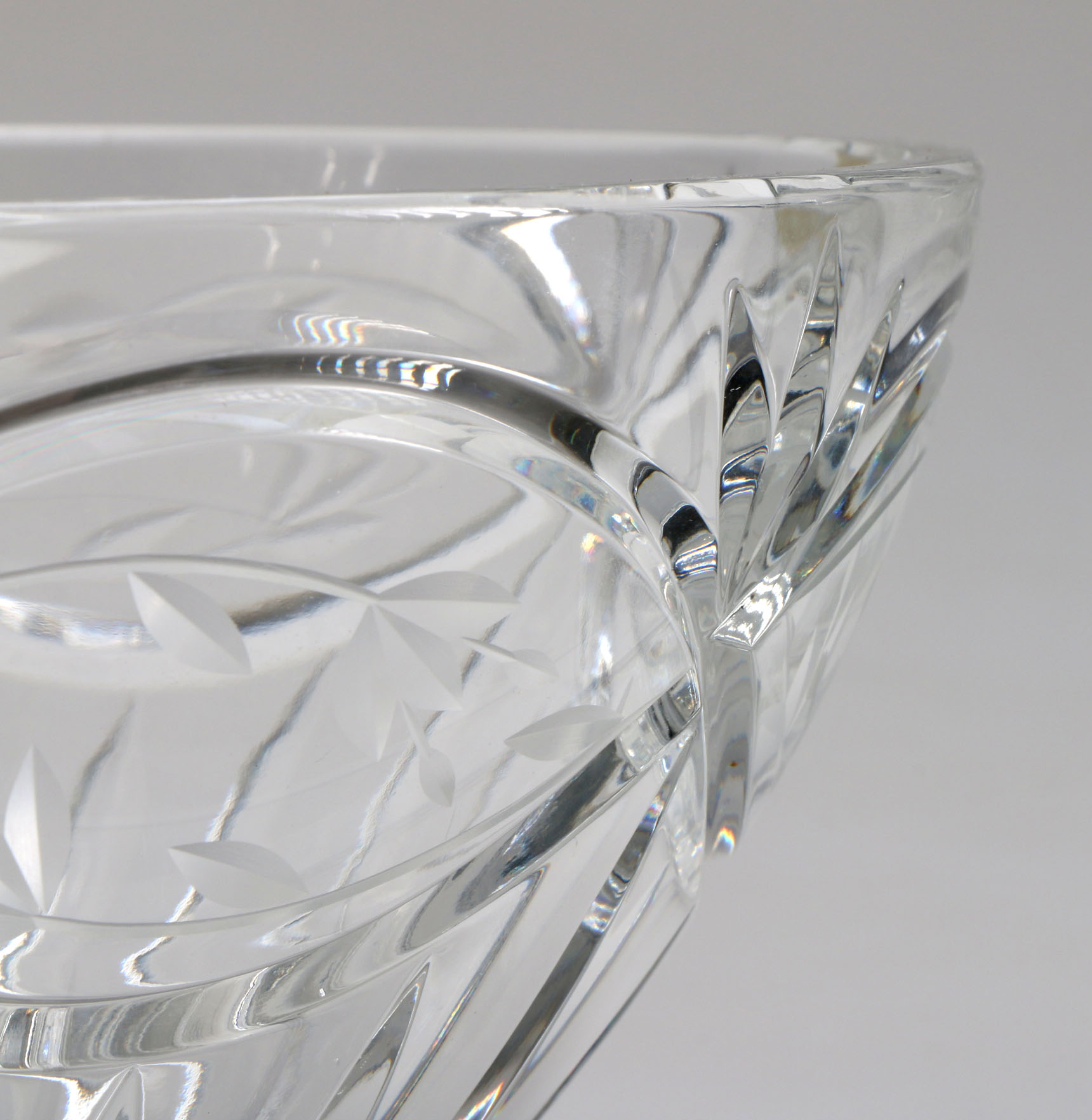 Hand Cut Gorham Crystal Bowl From Poland