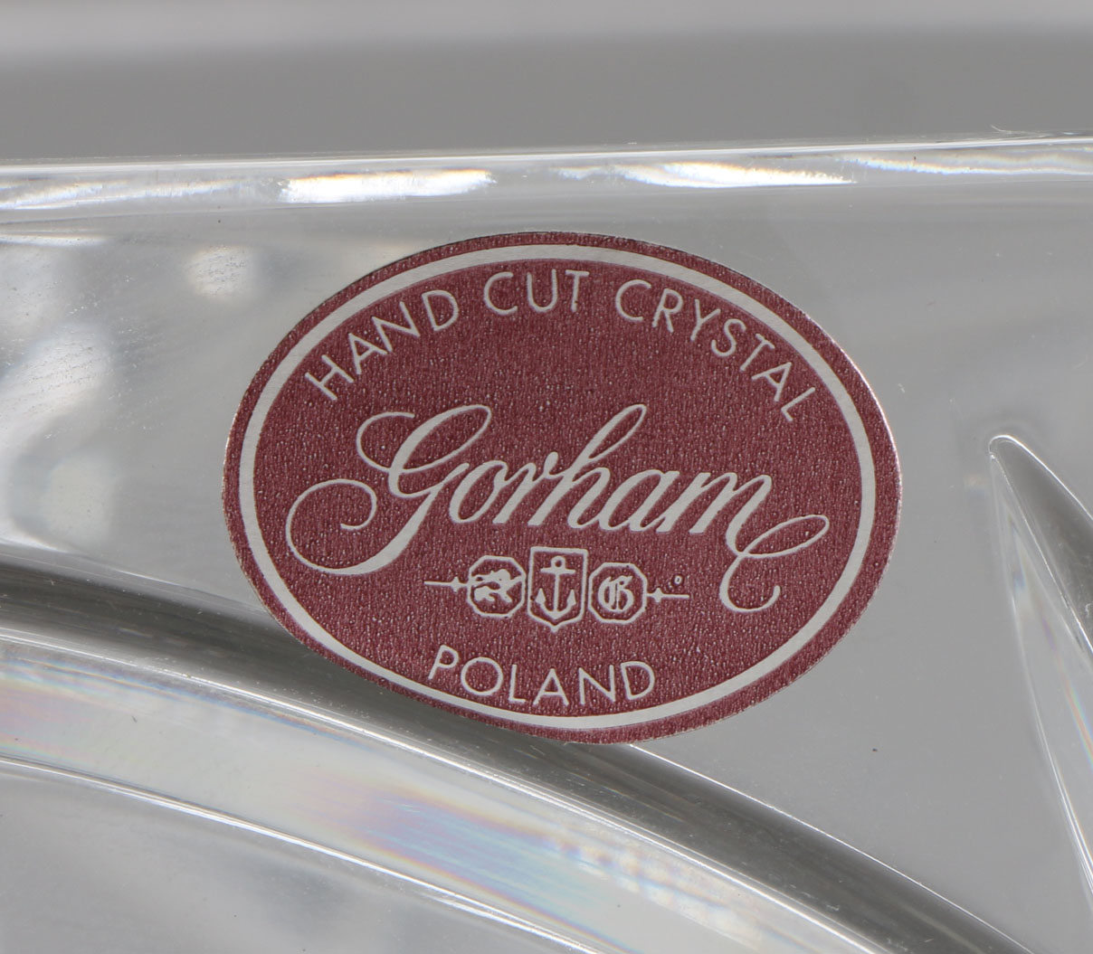 Hand Cut Gorham Crystal Bowl From Poland