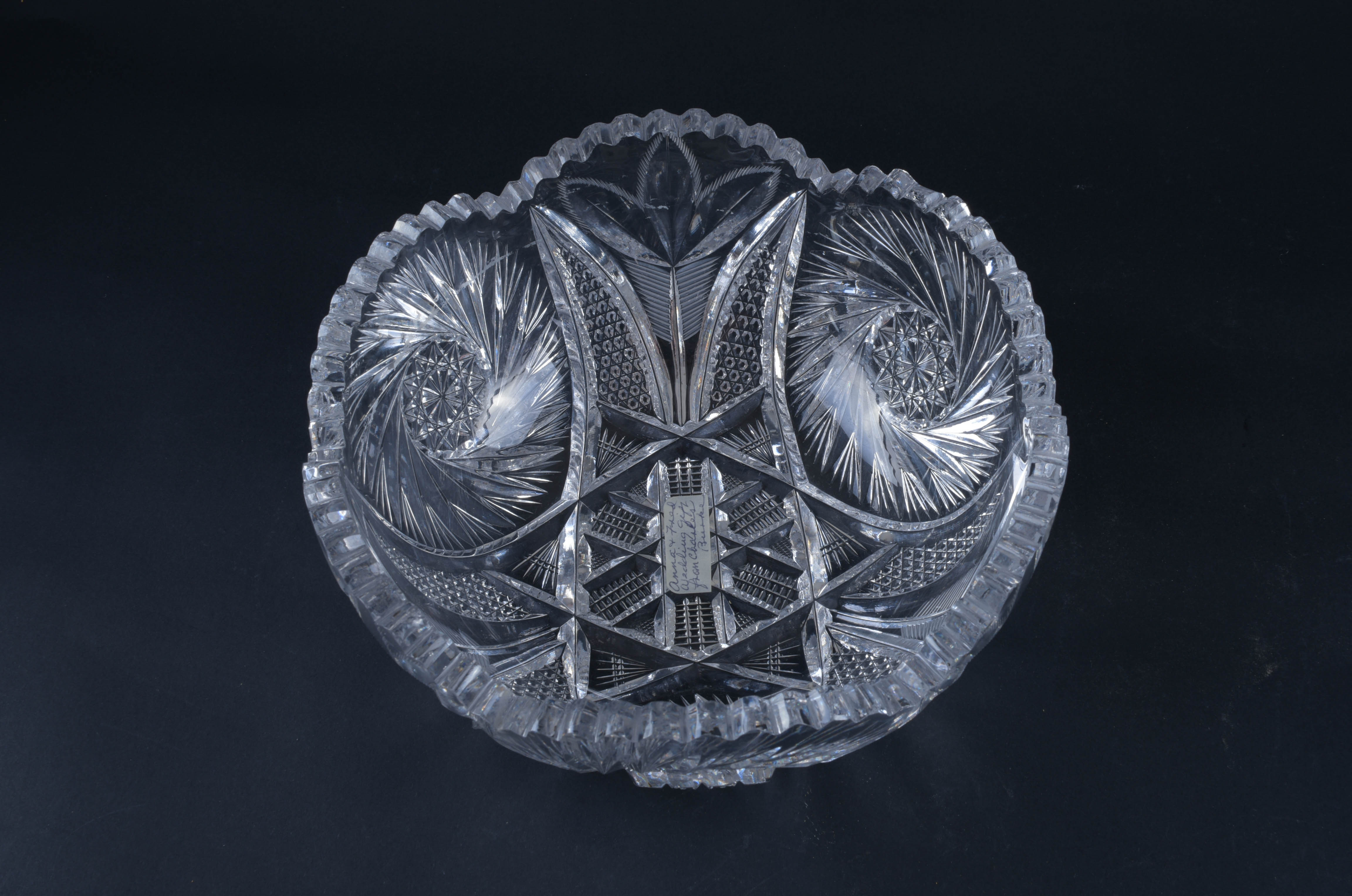 Three Decorative Glass Bowls