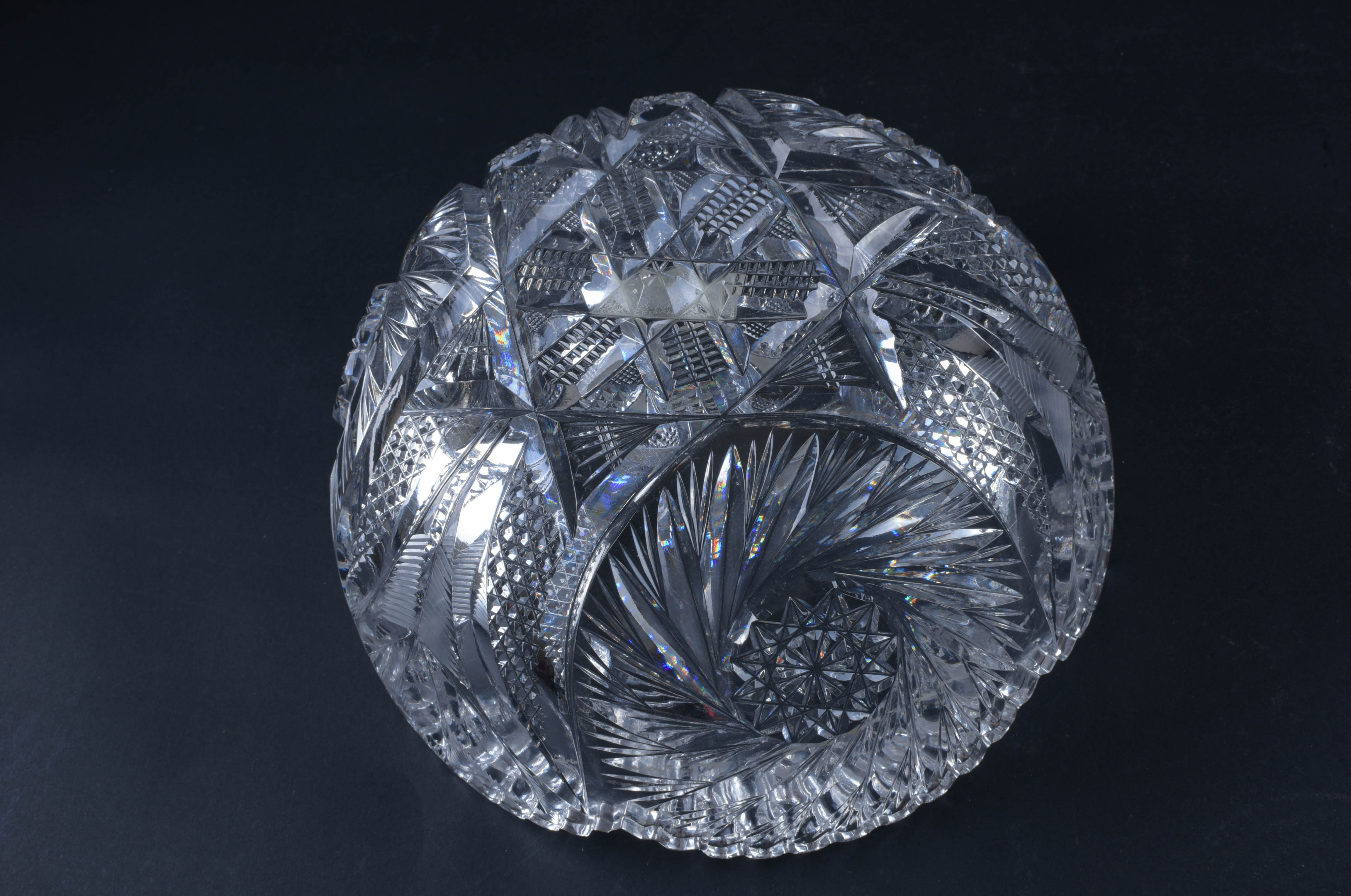Three Decorative Glass Bowls