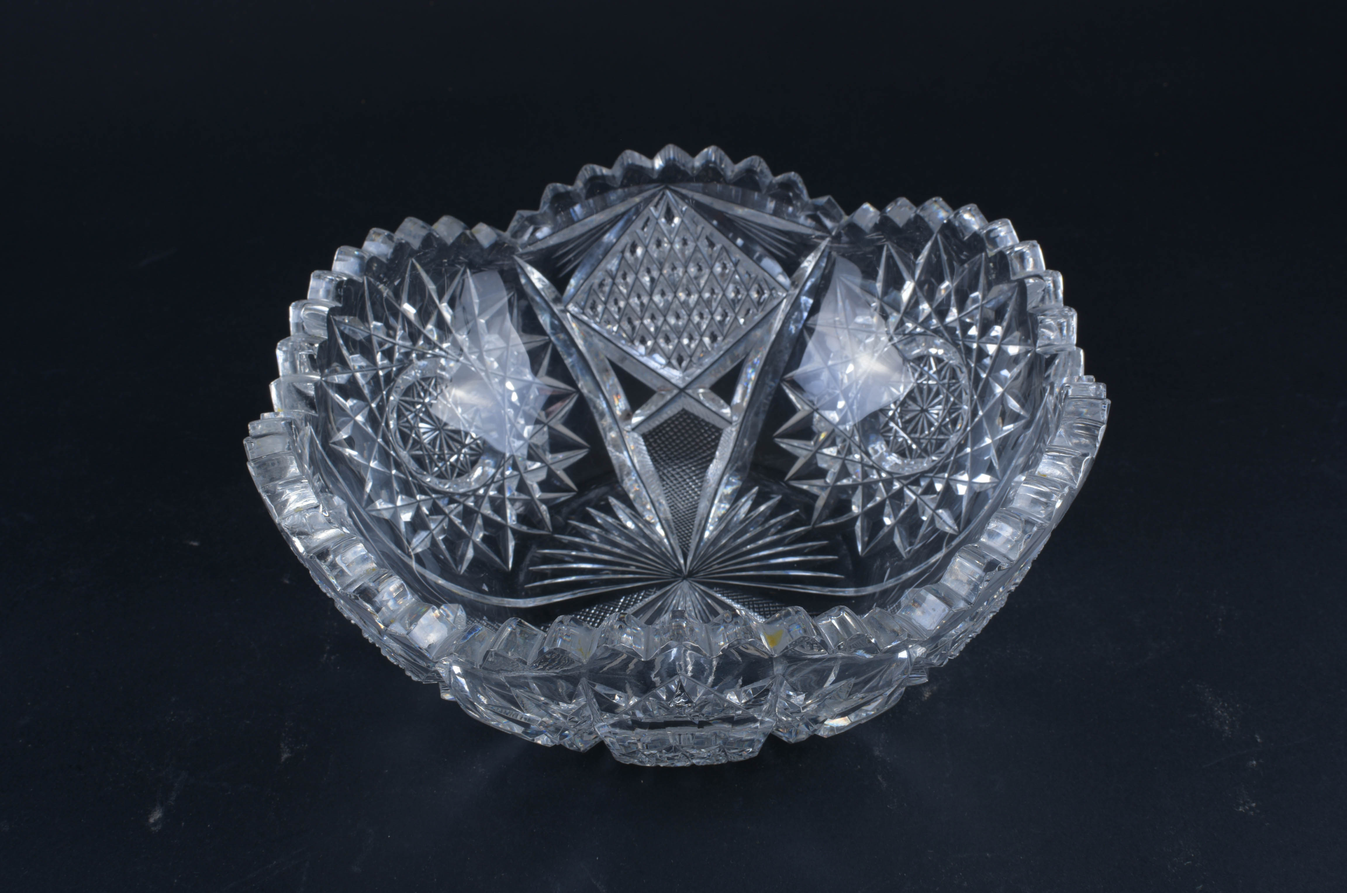 Three Decorative Glass Bowls
