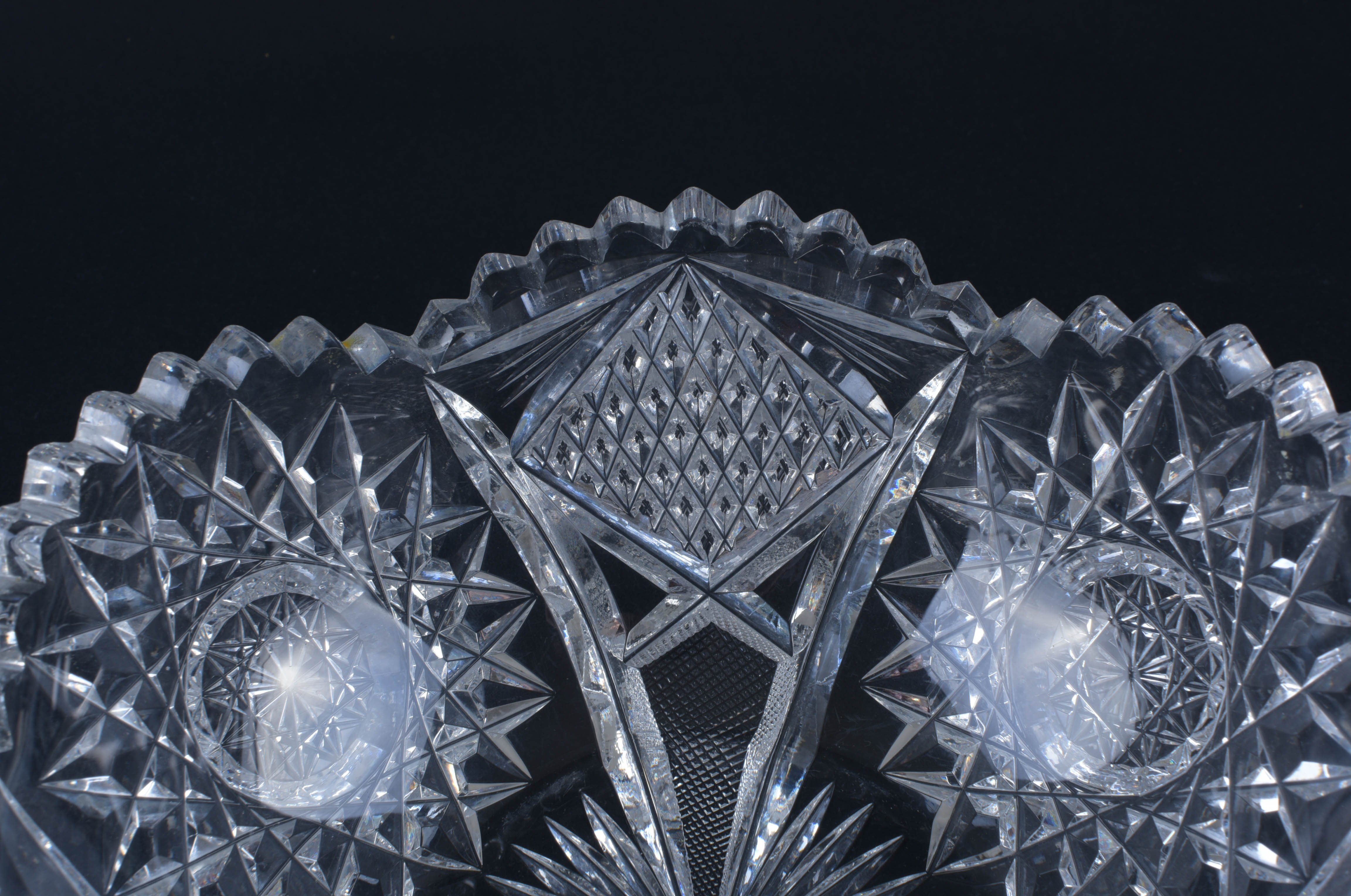 Three Decorative Glass Bowls