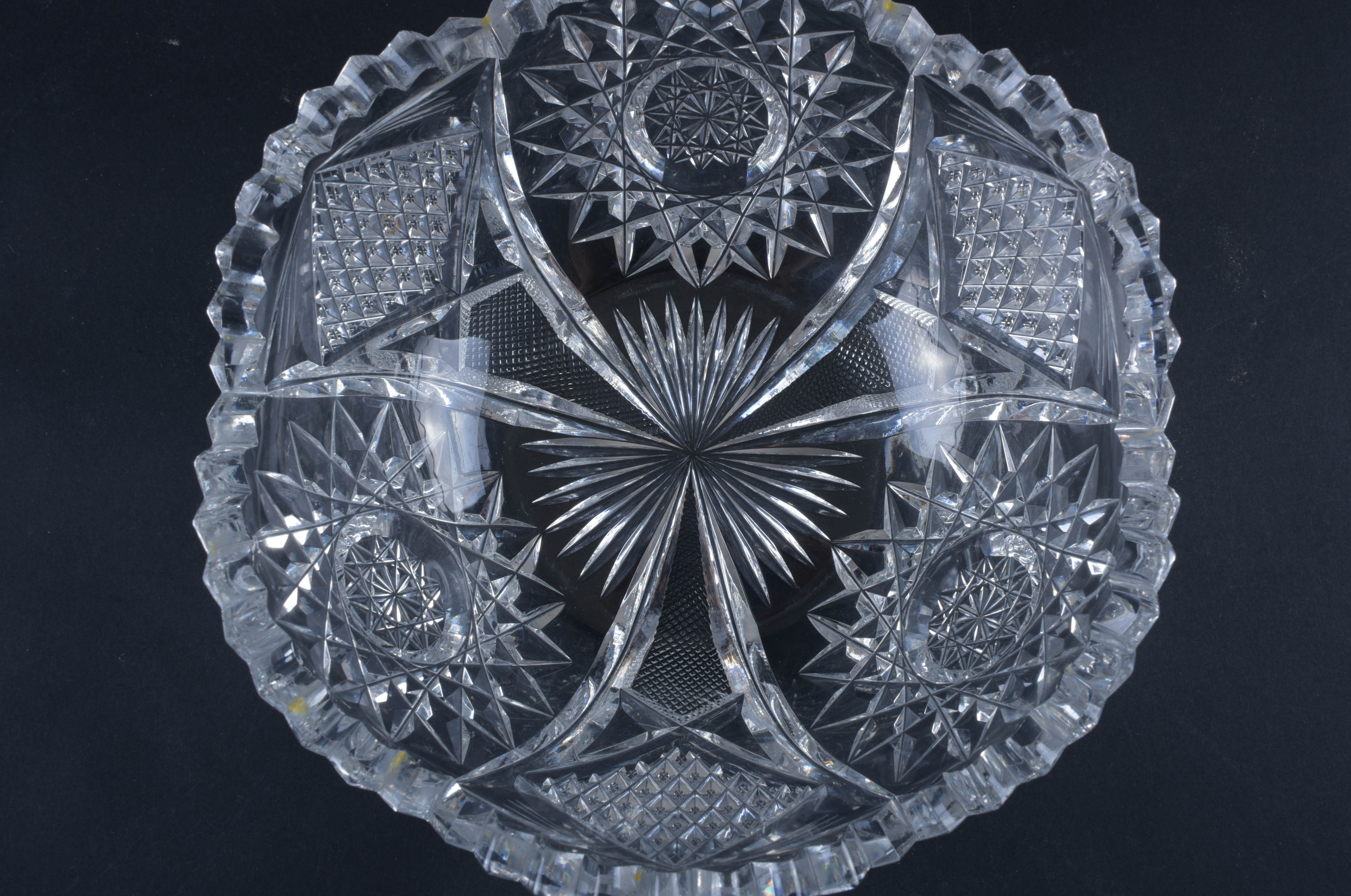 Three Decorative Glass Bowls