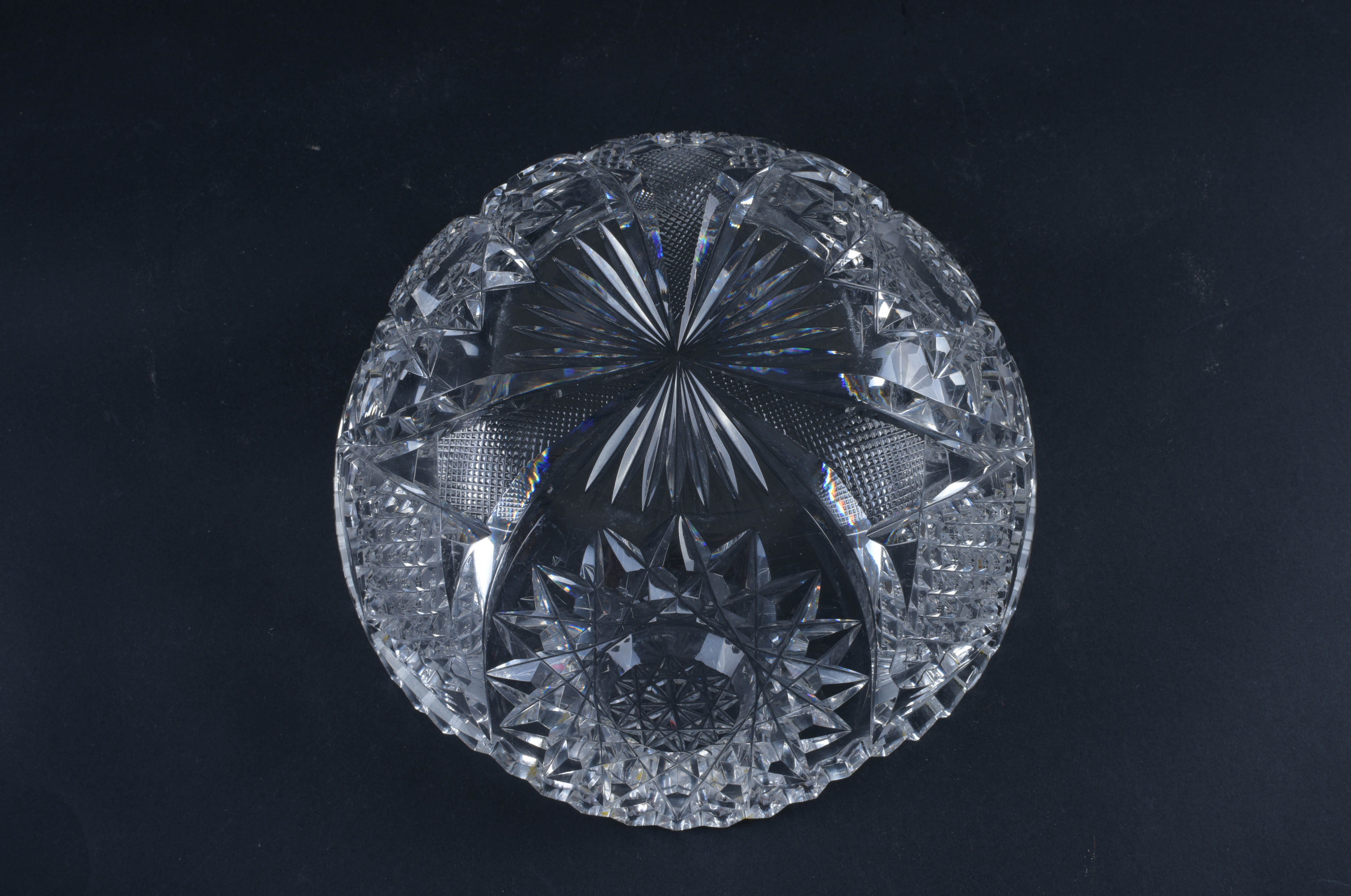 Three Decorative Glass Bowls