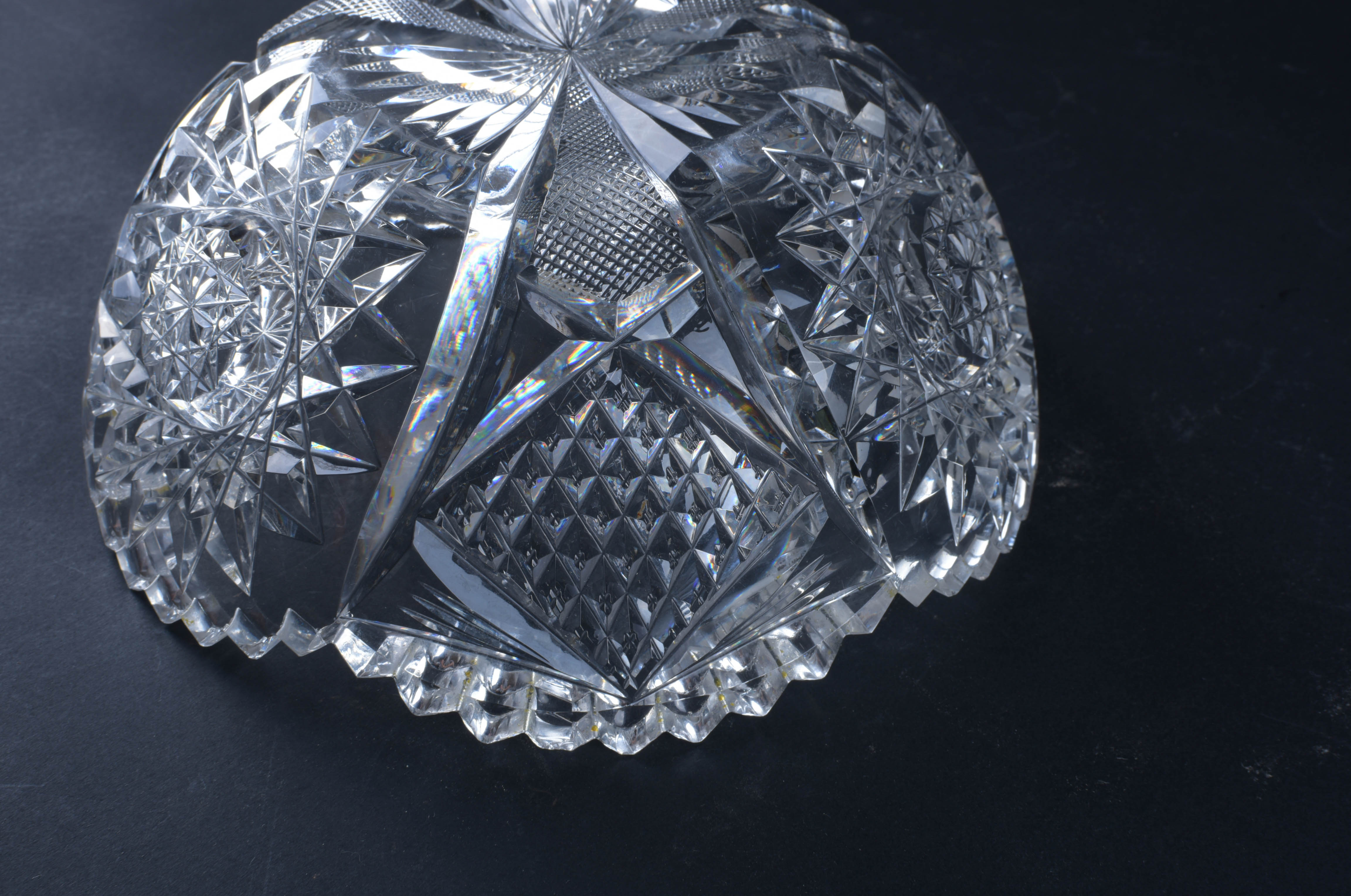 Three Decorative Glass Bowls