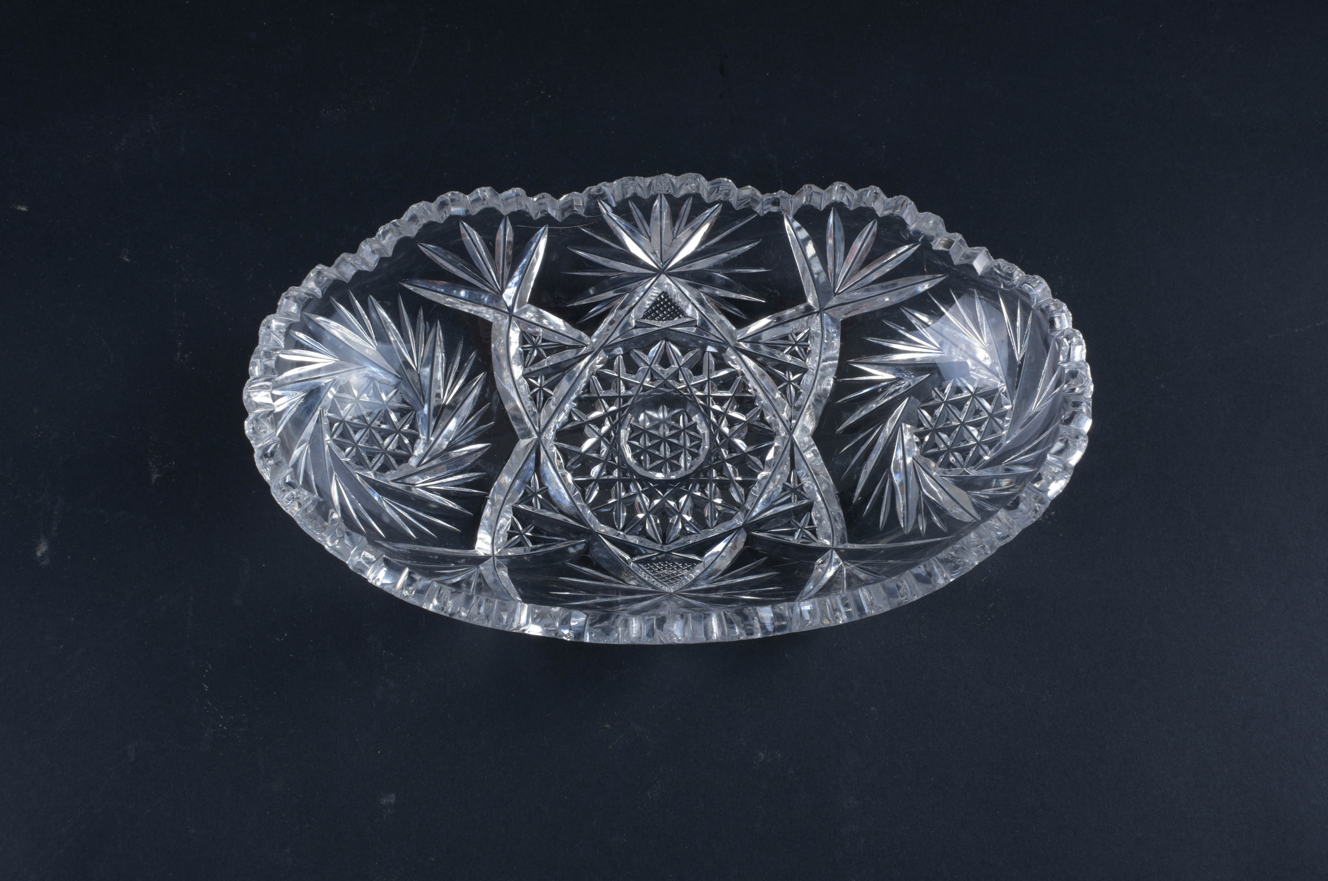 Three Decorative Glass Bowls