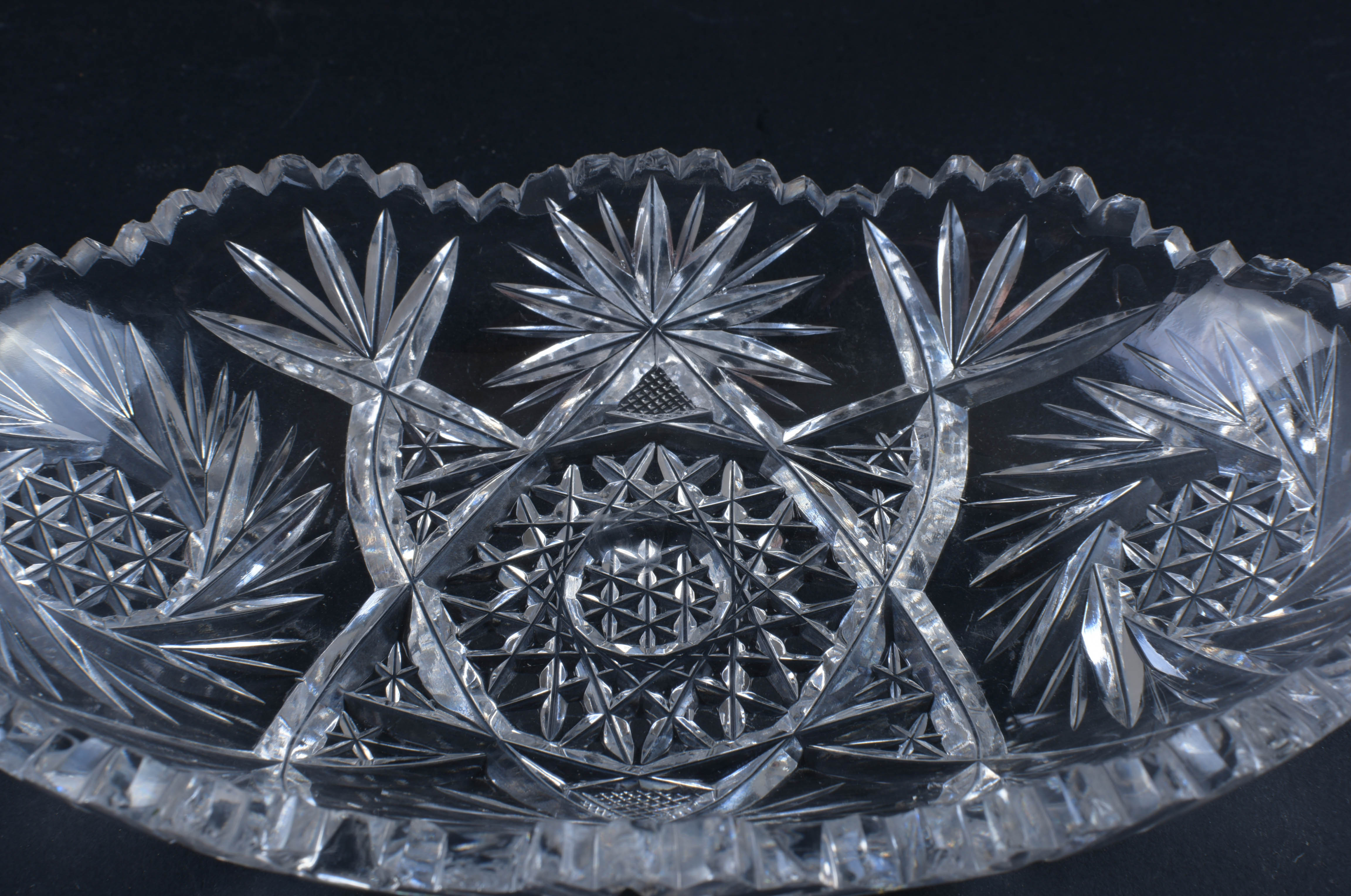 Three Decorative Glass Bowls