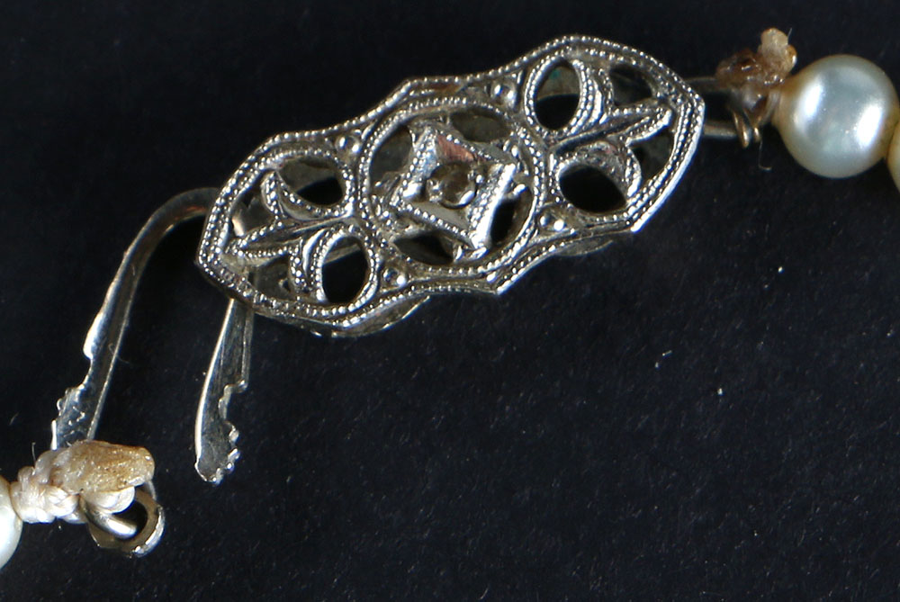 Vintage Costume Pearl Necklaces with Nieman Marcus Cases