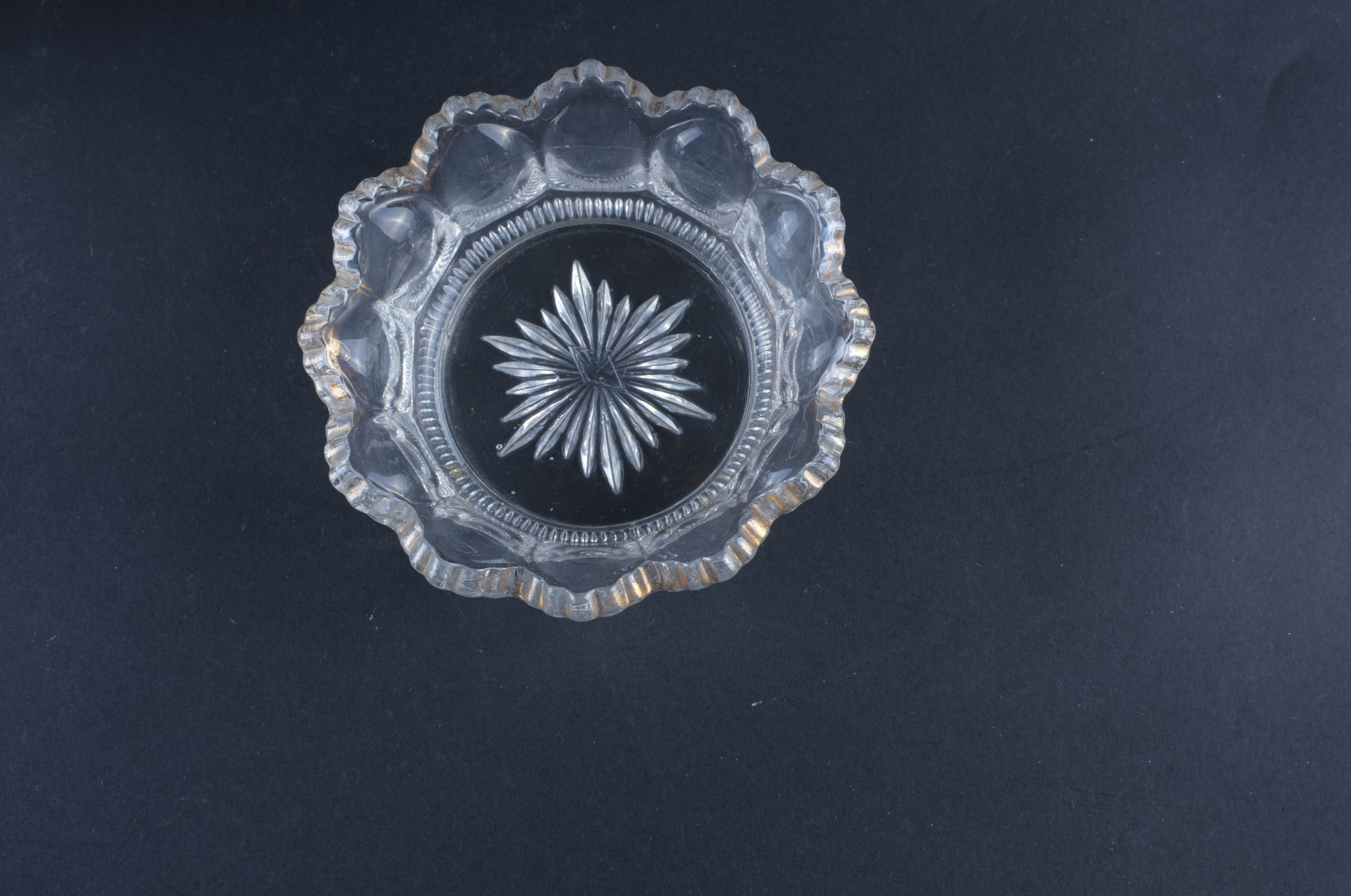 Heisey Glass Bowls with Gold Rims