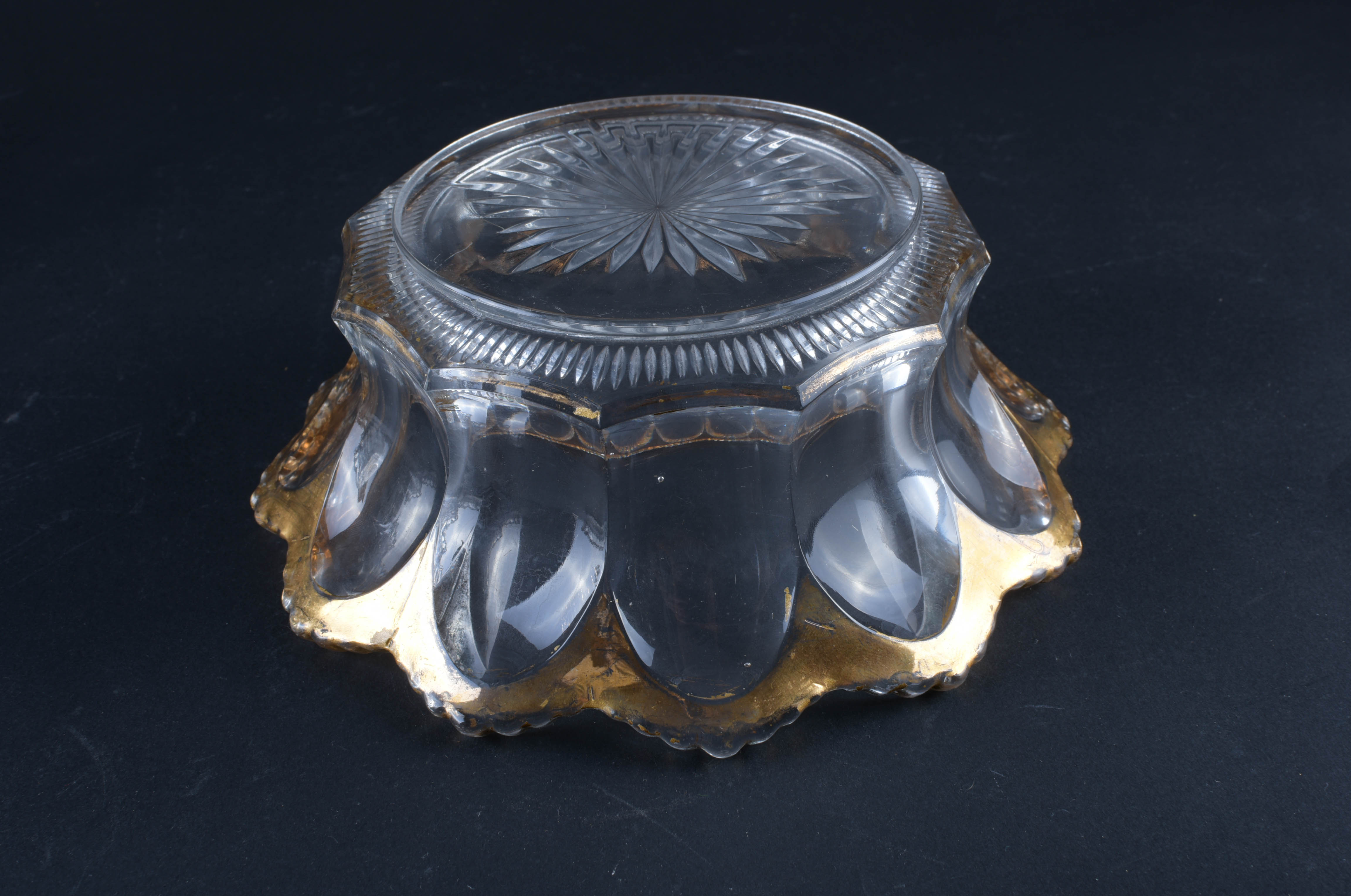 Heisey Glass Bowls with Gold Rims