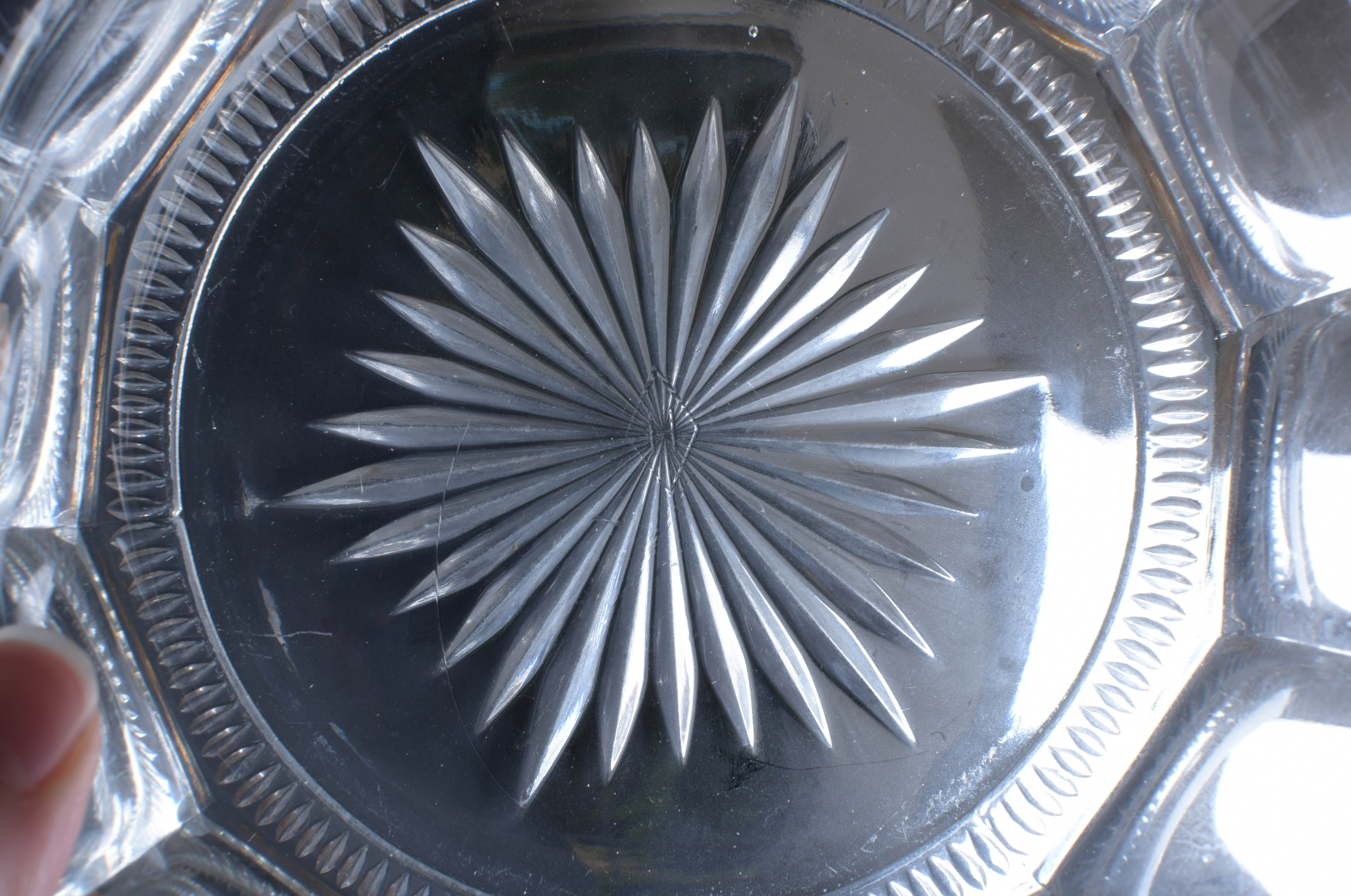 Heisey Glass Bowls with Gold Rims