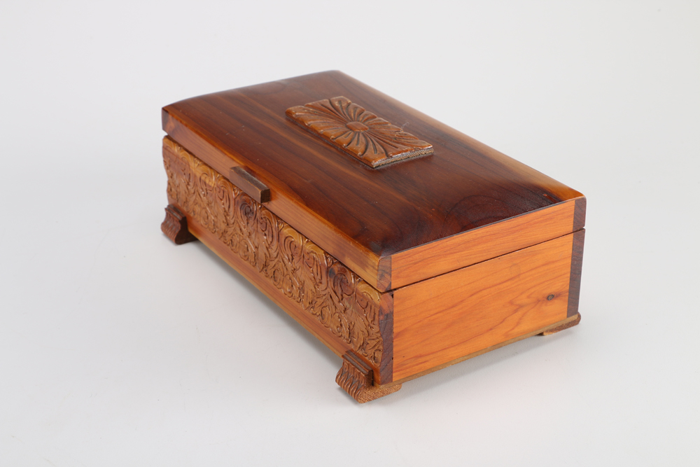 Set of Four Wooden Boxes
